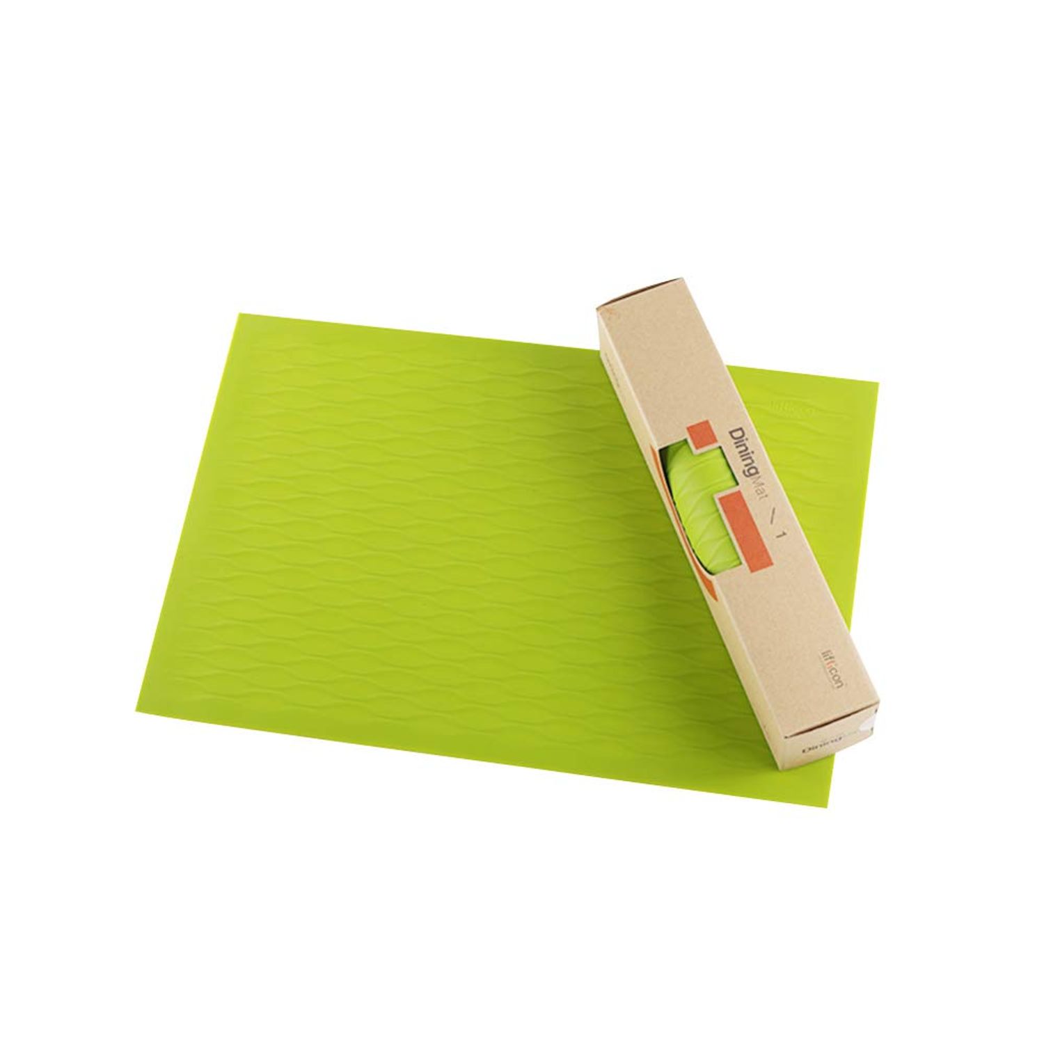 liflicon Silicone Place Mat for Dining Table Reusable Kids Place Mat Hot Pads Pot Holders Spoon Rest Baking Mat Pet Food Mat Non-Slip Trivet Mat Size 17.72''11.81''-Green