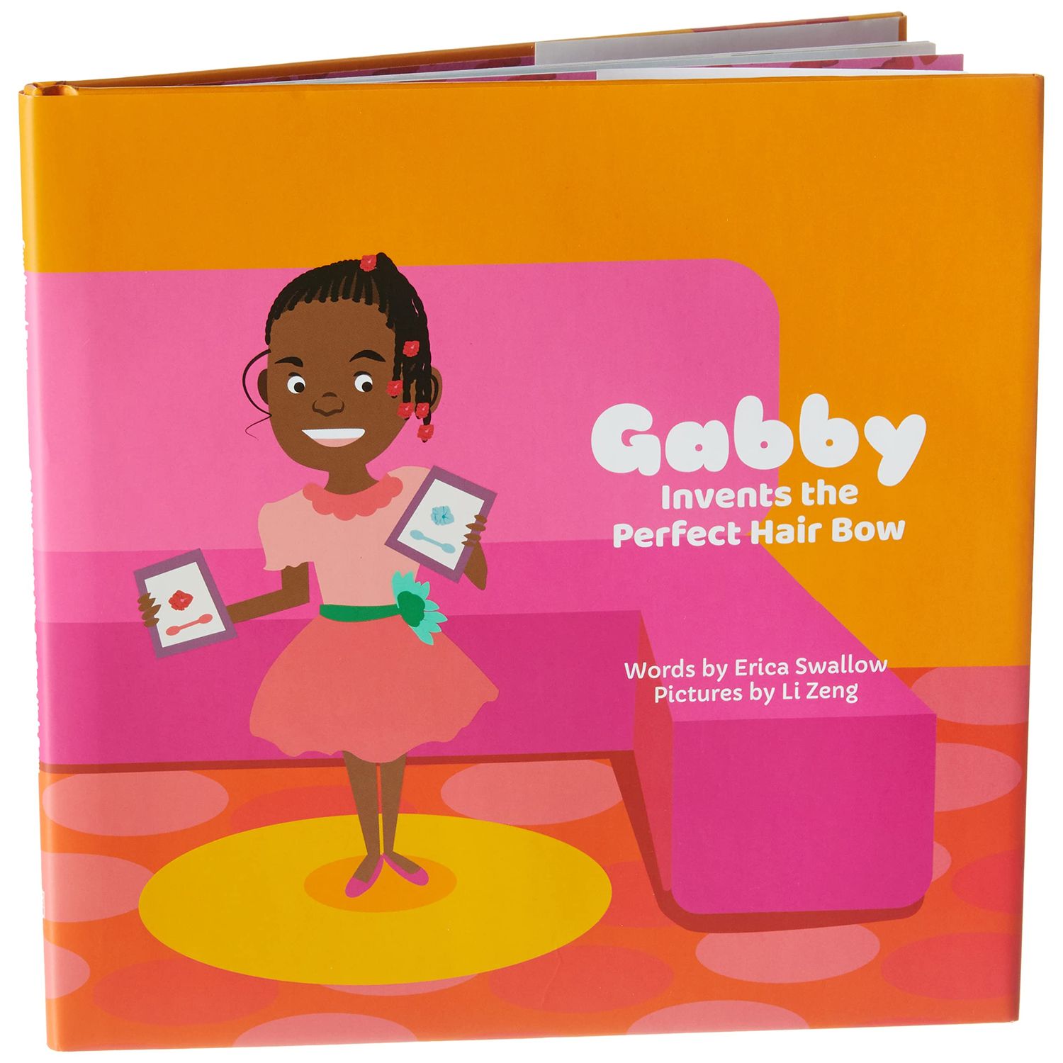Confidence by Gabby Goodwin - Little Lady GaBBY Bows - Non-Slip Barrettes – Patented Double Sided Snap – Bows that Stay in Place and Don't Slide Out – 30 Pack – 3 Colors - Includes Children's Book