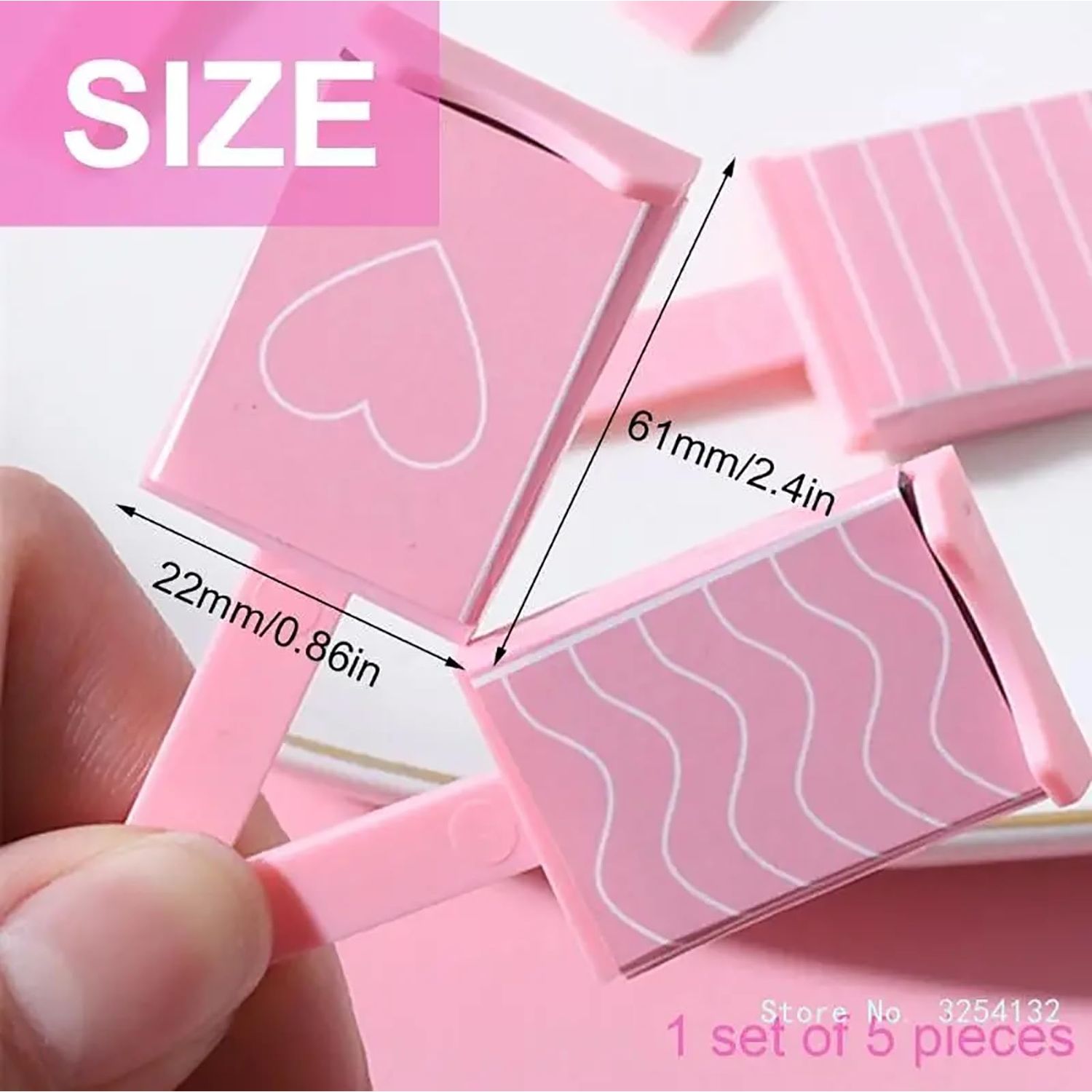 MOLILON 7Pcs Cat Eye Magnet for Nails, 5 in 1 Multi-function Nail Magnet, 5 Stripe Magnet Plates Nail Art Magnetic Cat Eye Gel Nail Polish Magnet Stick for Nail Salon or DIY Supplies - Pink Kit
