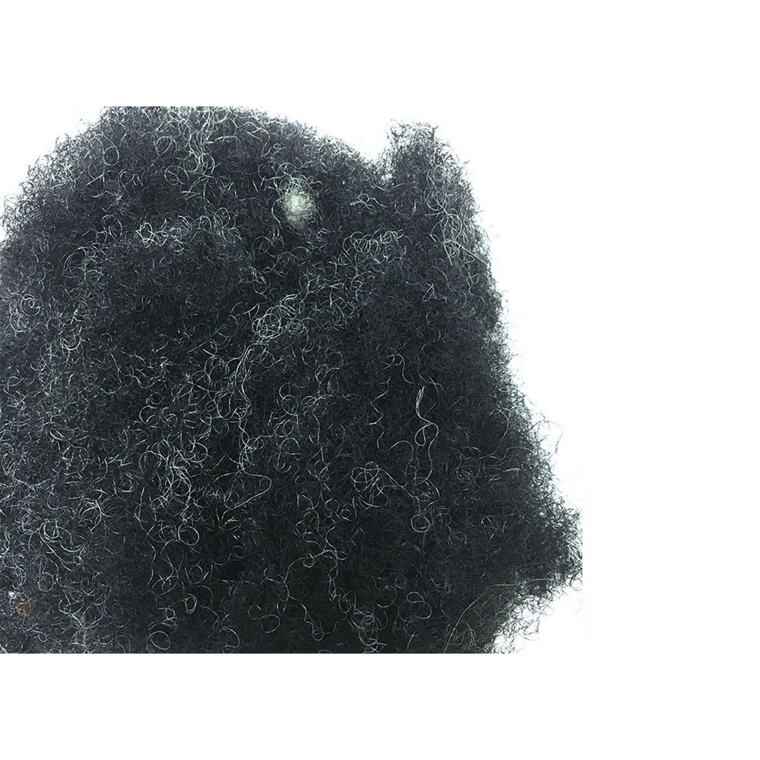 Tight Afro Kinky 100% Human Hair 2 Bundles of 8 Inch, 1oz Each. Natural Color for Extensions for Black Women and Others. Ideal for Making Dreadlocks and Hair Twists. (25% Gray)