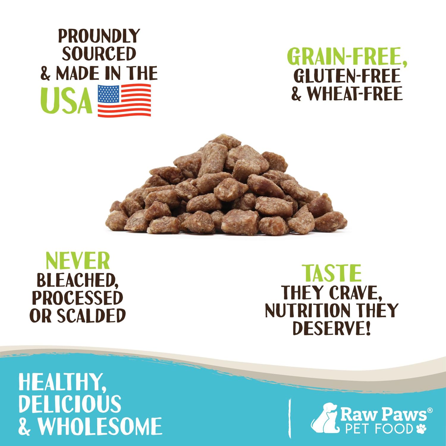 Raw Paws Freeze Dried Dog Food & Cat Food - Beef Recipe, 16-oz - Made in USA - Freeze-Dried Dog Food - Freeze Dried Raw Dog Food - Raw Dog Food Freeze Dried - Raw Food for Dogs - Freeze Dried Cat Food