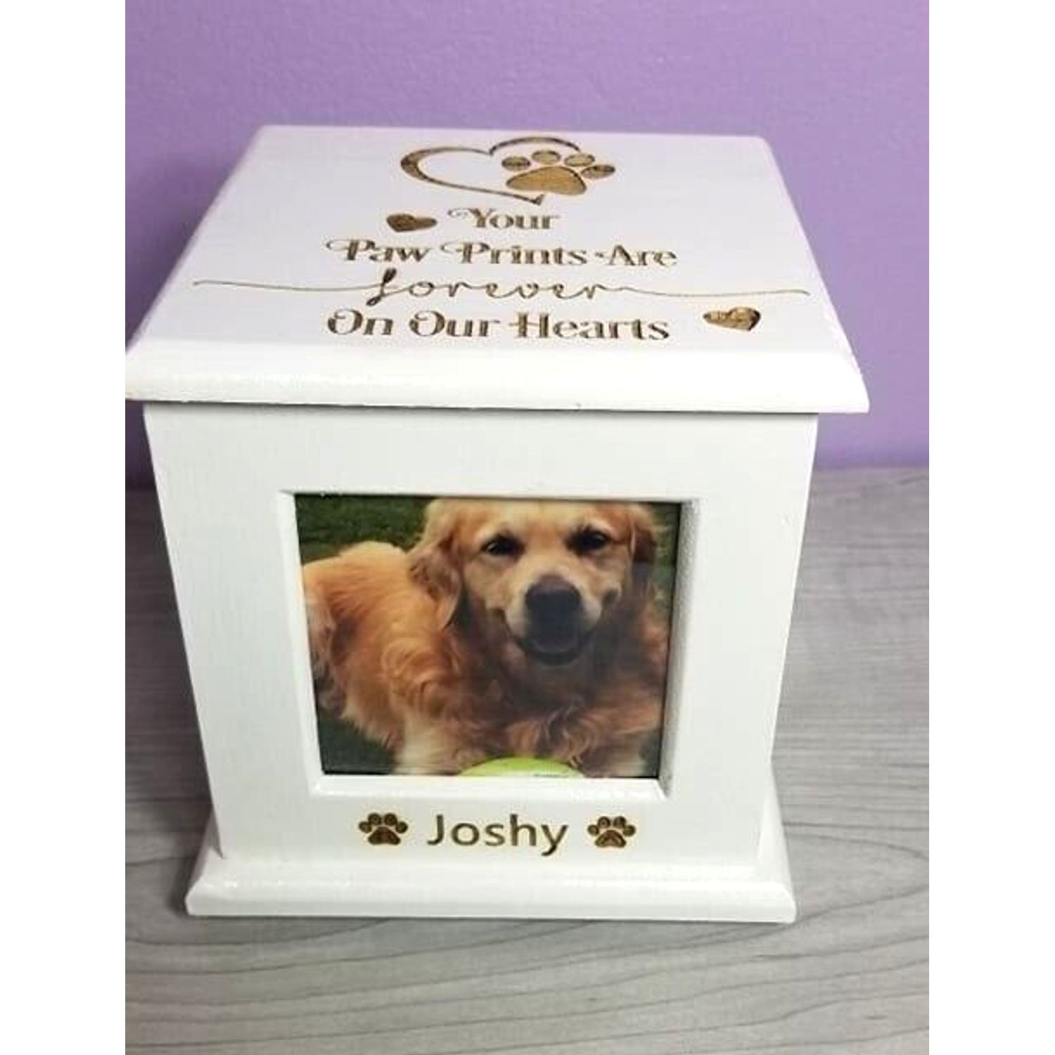 Pet Urn Memorial for Cremation Ashes | Cat Urn & Dog Urn Laser-Engraved ❤️