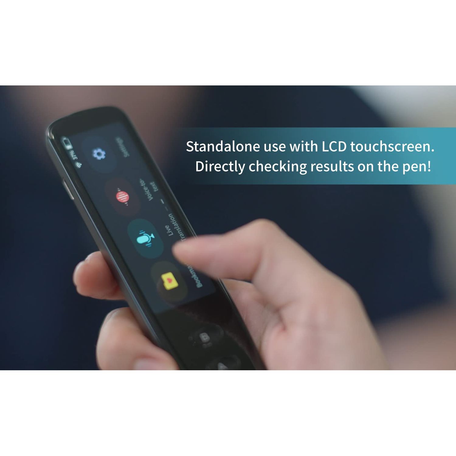 PenPower WorldPen Scan Go | OCR Reading Pen for Dyslexia | Pen Scanner | Language Translator | Text to Speech | Wireless Standalone | LCD Touchscreen | Wi-Fi Connection