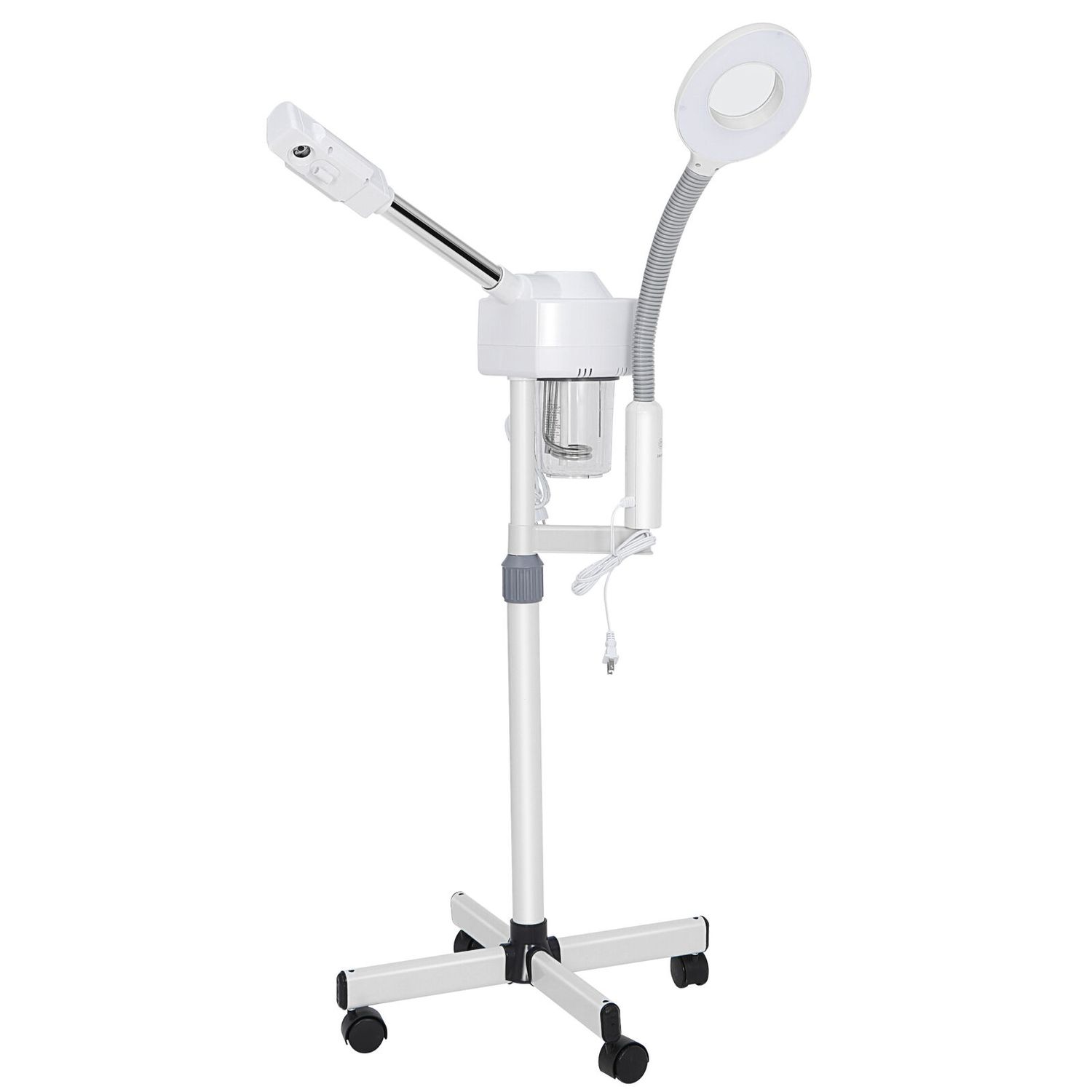 Professional Facial Steamer 2 in 1 Facial Steamer  5X LED Magnifying Lamp