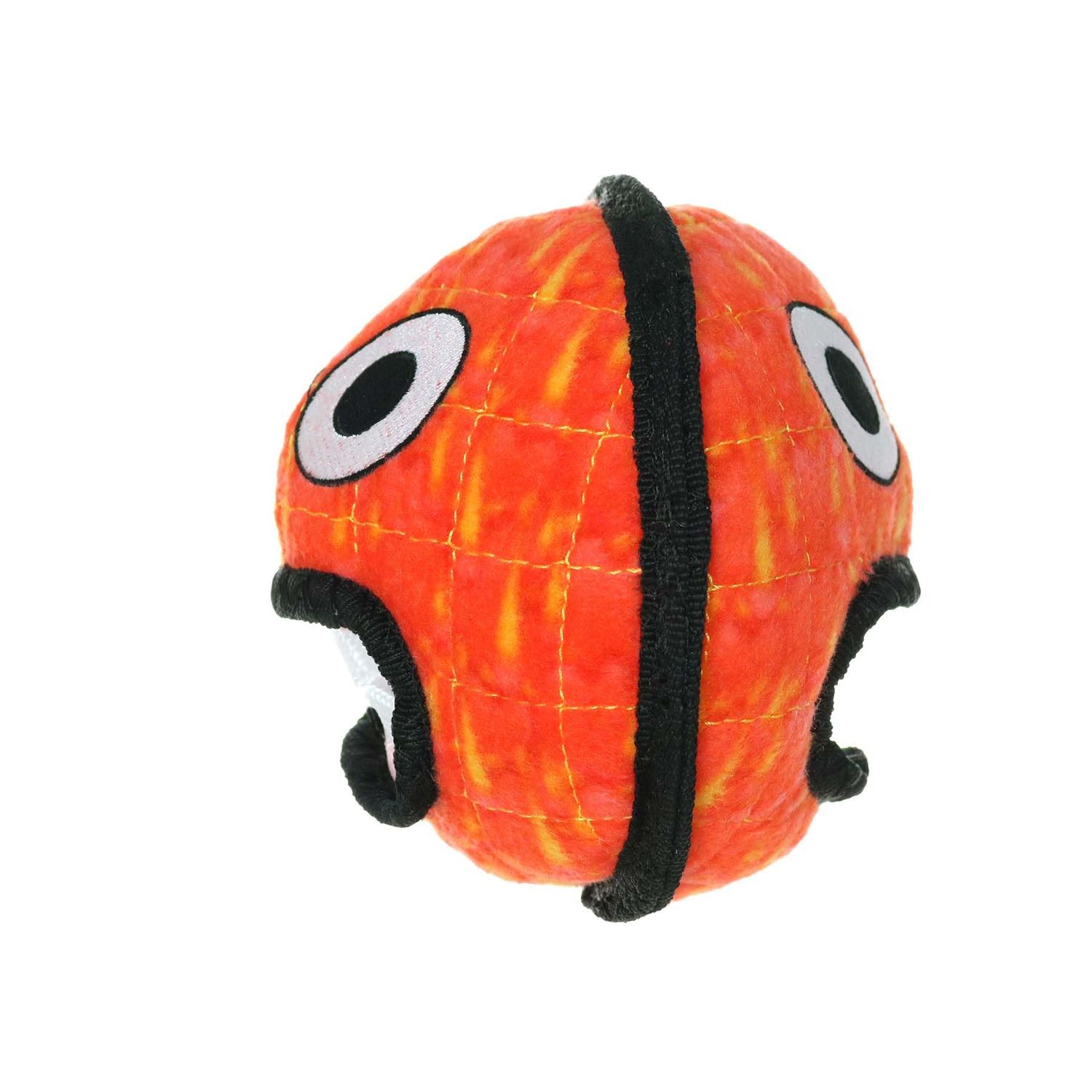 TUFFY - World's Tuffest Soft Dog Toy - Alien Ball Red - Squeakers - Multiple Layers. Made Durable, Strong & Tough. Interactive Play (Tug, Toss & Fetch). Machine Washable & Floats