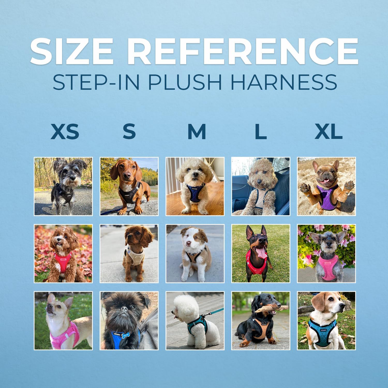 Voyager Step-In Plush Dog Harness – Soft Plush, Step In Vest Harness for Small and Medium Dogs by Best Pet Supplies - Harness (Latte Suede), XS (Chest: 13 - 14.5")