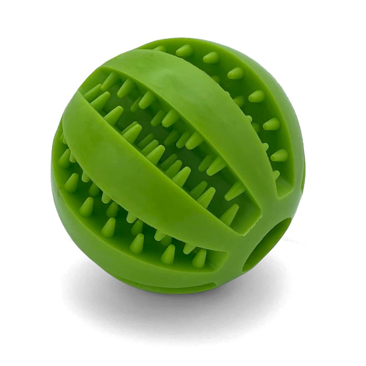 PetBox Feeder Dog Toy with Slots for Treats, Durable Rubber Ball 2.75in