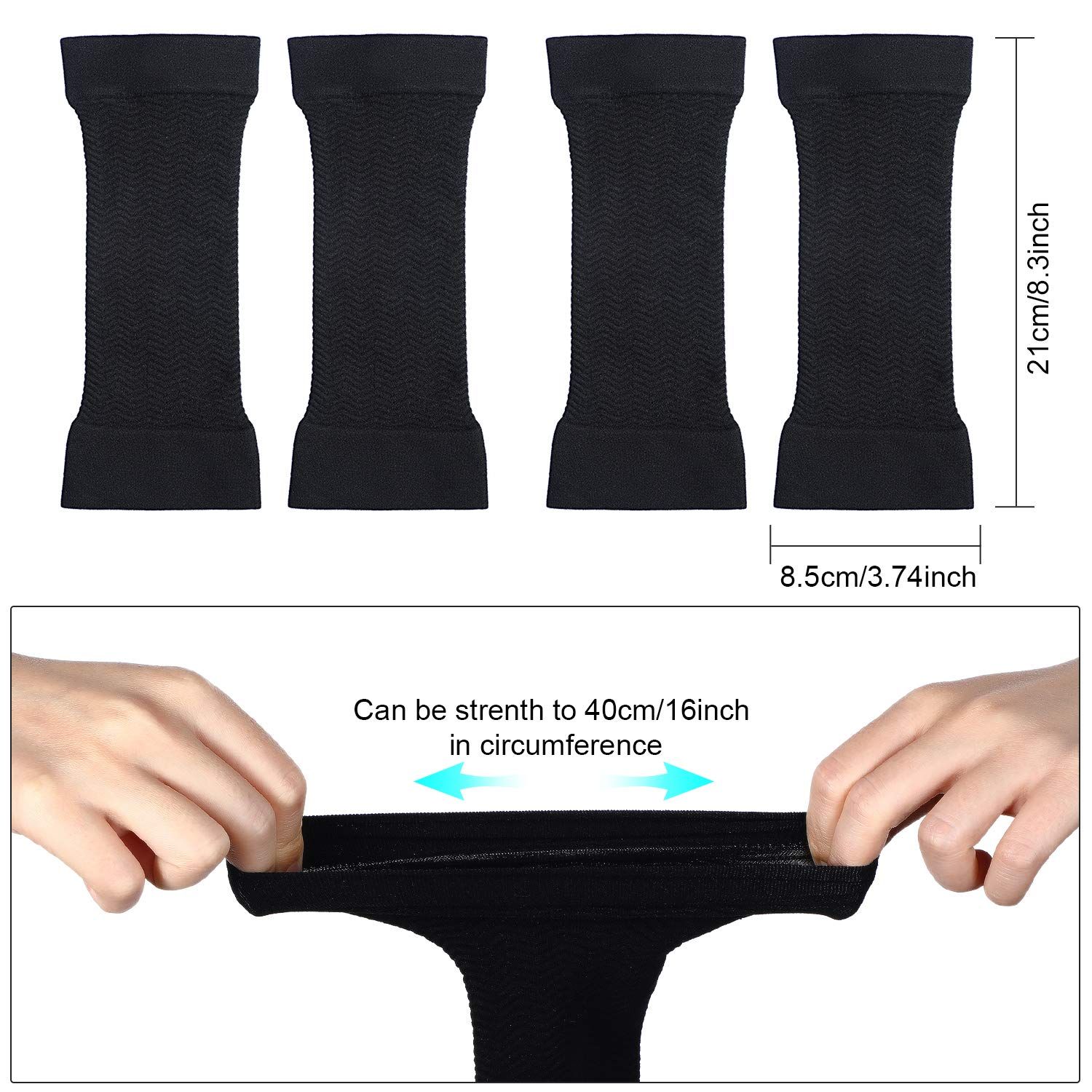 Satinior Arm Shaper Compression Sleeves Plus Size