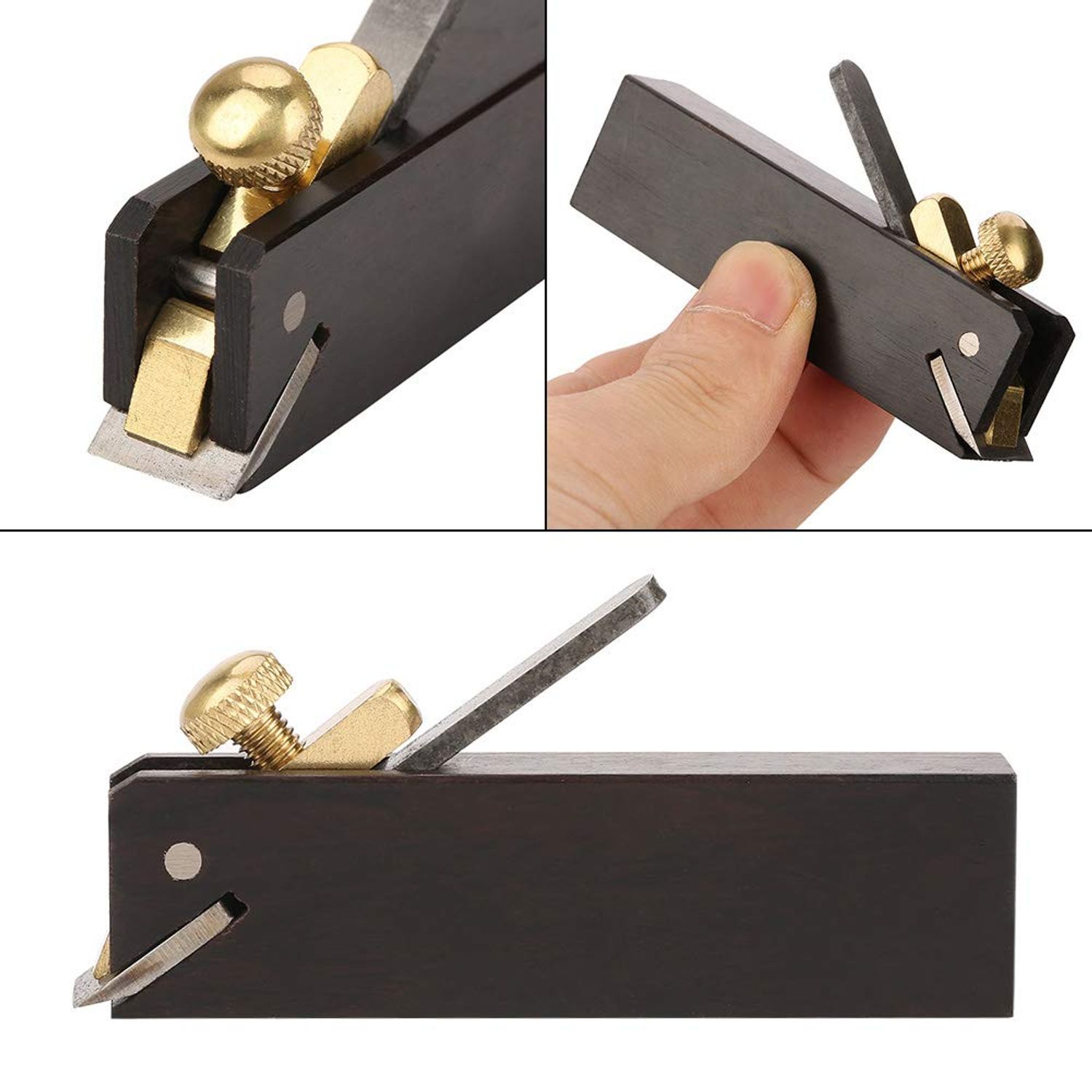 Mini Ebony Wood Hand Planer DIY Woodworking Tool
