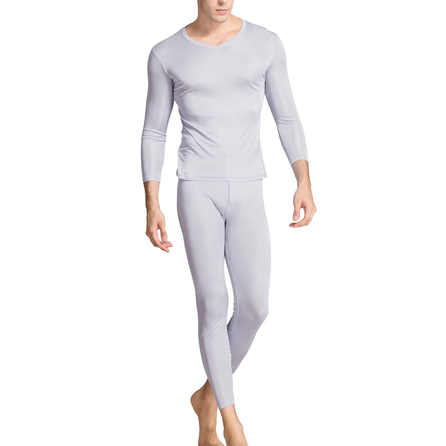 Grenasasilk Men’s Mulberry Silk Thermal Underwear Set