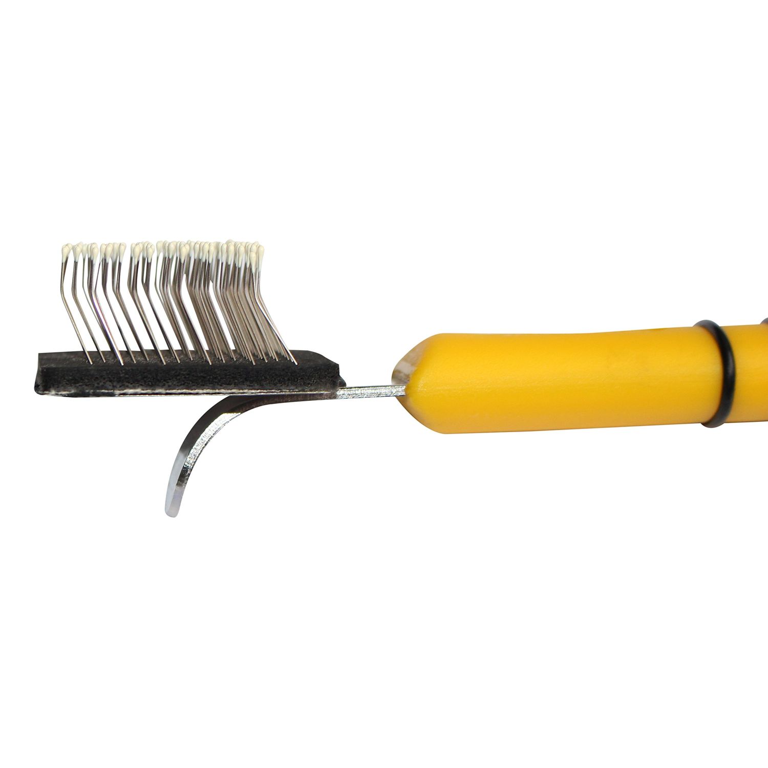Mars Flexy-King Soft Flexible Slicker Brush, Professional Stainless Steel Dog Grooming Tool for Detangling