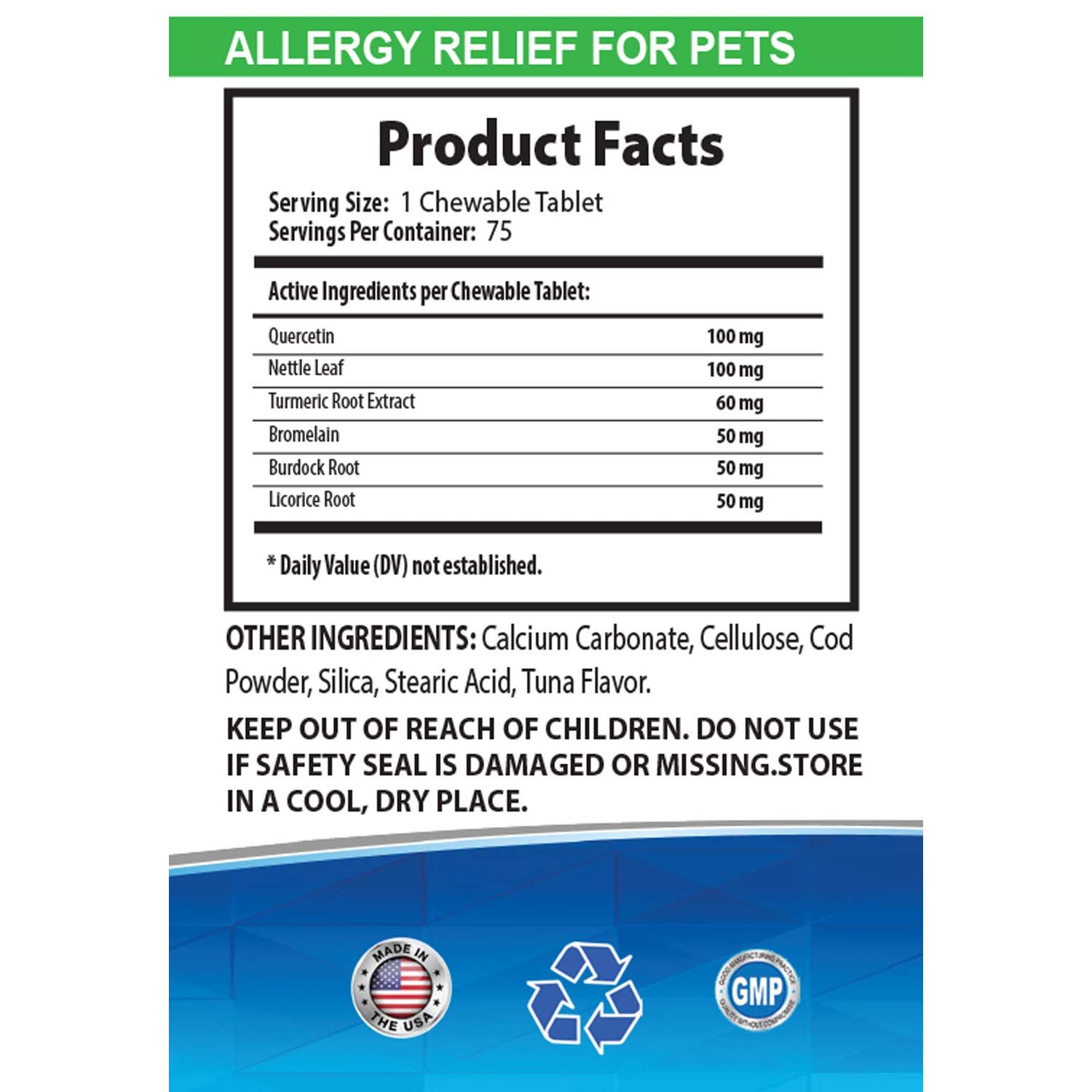 cat itching Relief - PET Allergy Relief - for Dogs and Cats - Stop ITCHING and HOT Spots - Healthy Immune Support - cat Skin Vitamins - 2 Bottles (150 Tablets)