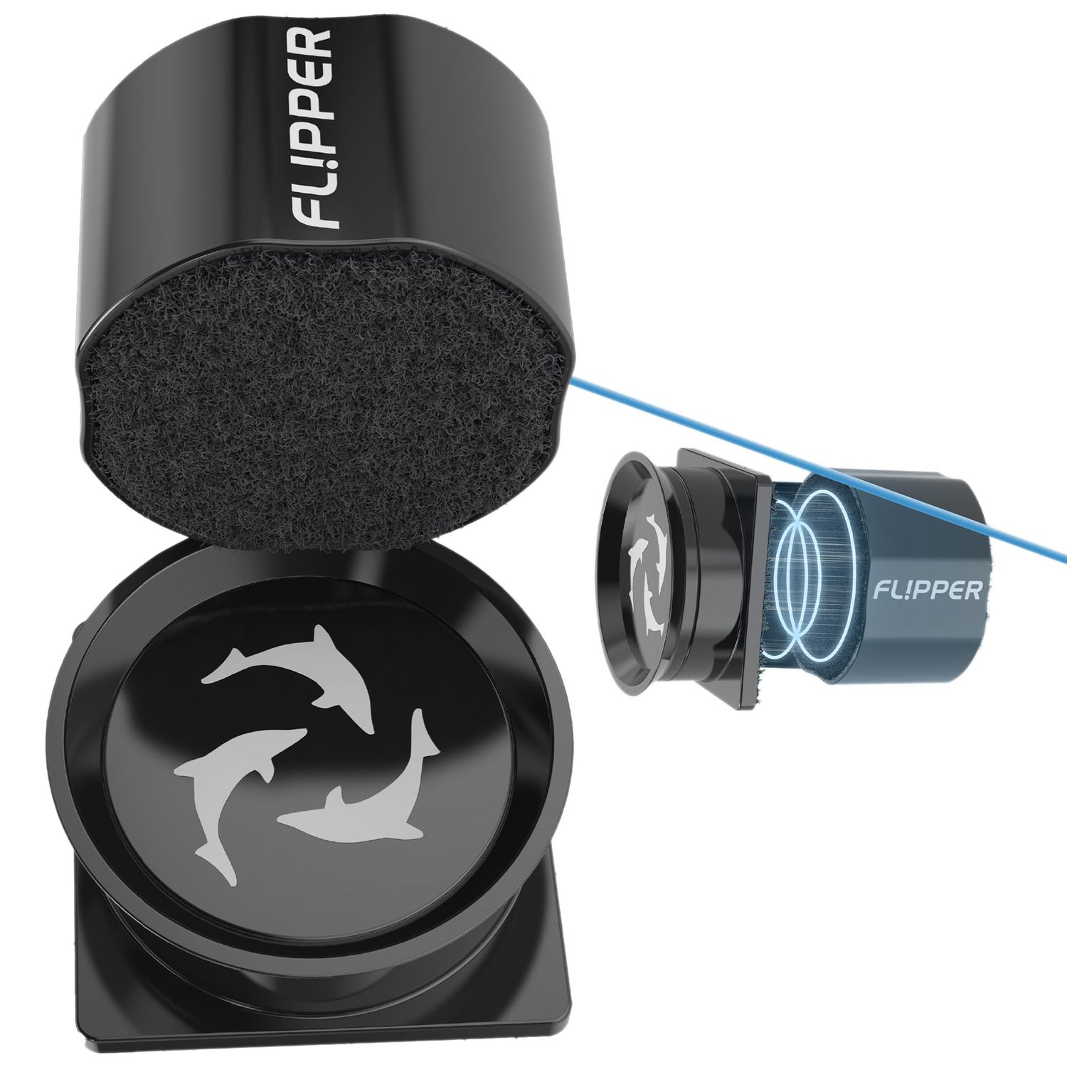 FL!PPER Pico Aquarium Glass Cleaner - Magnetic Fish Tank Cleaner, Scrubber & Scraper, Algae Remover, Aquarium Cleaning Tools