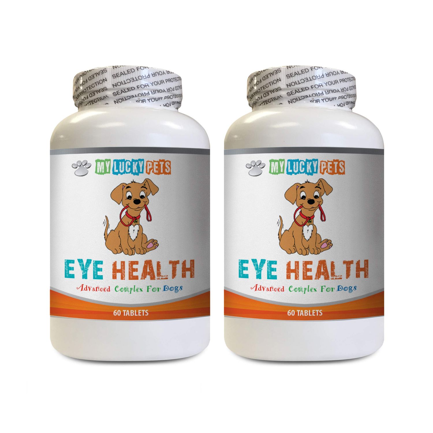 MY LUCKY PETS LLC Dog Immune Boost - Dog Eye Health - Advanced Formula - Benefits Vision - Immune Support - Dog Vitamins for Hip and Joint - 2 Bottles (120 Treats)