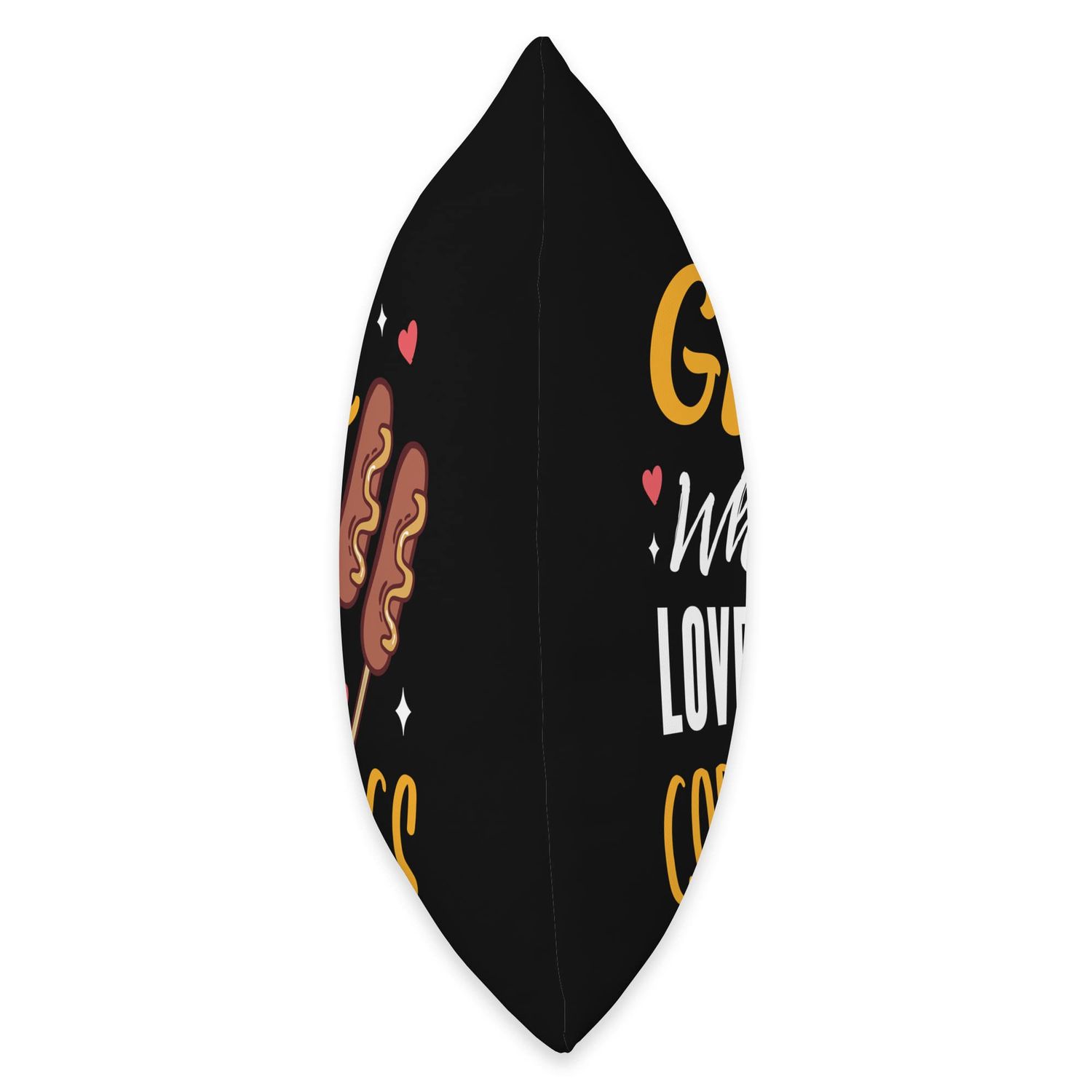 Just a girl who loves corn dogs costume corndog Throw Pillow