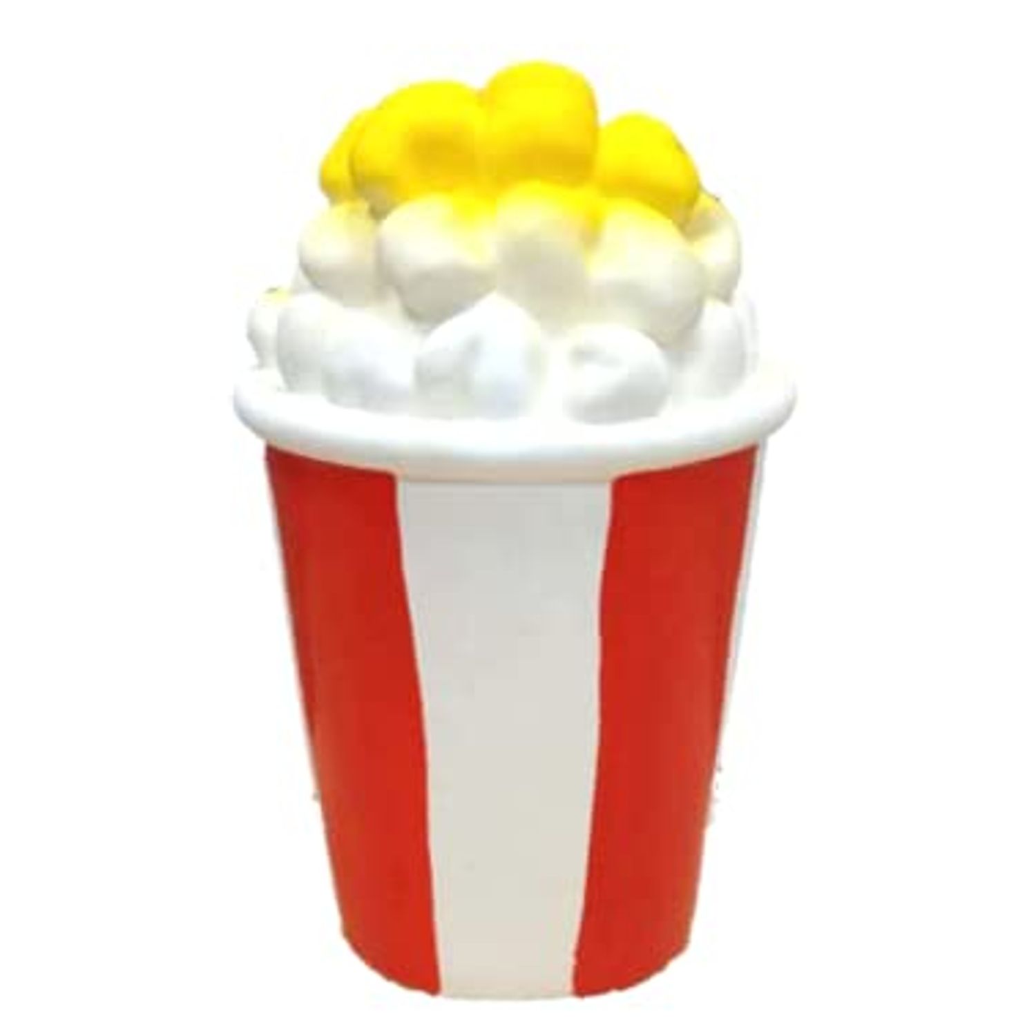 DoggyChewy Latex Popcorn Dog Toy 5.3 inch