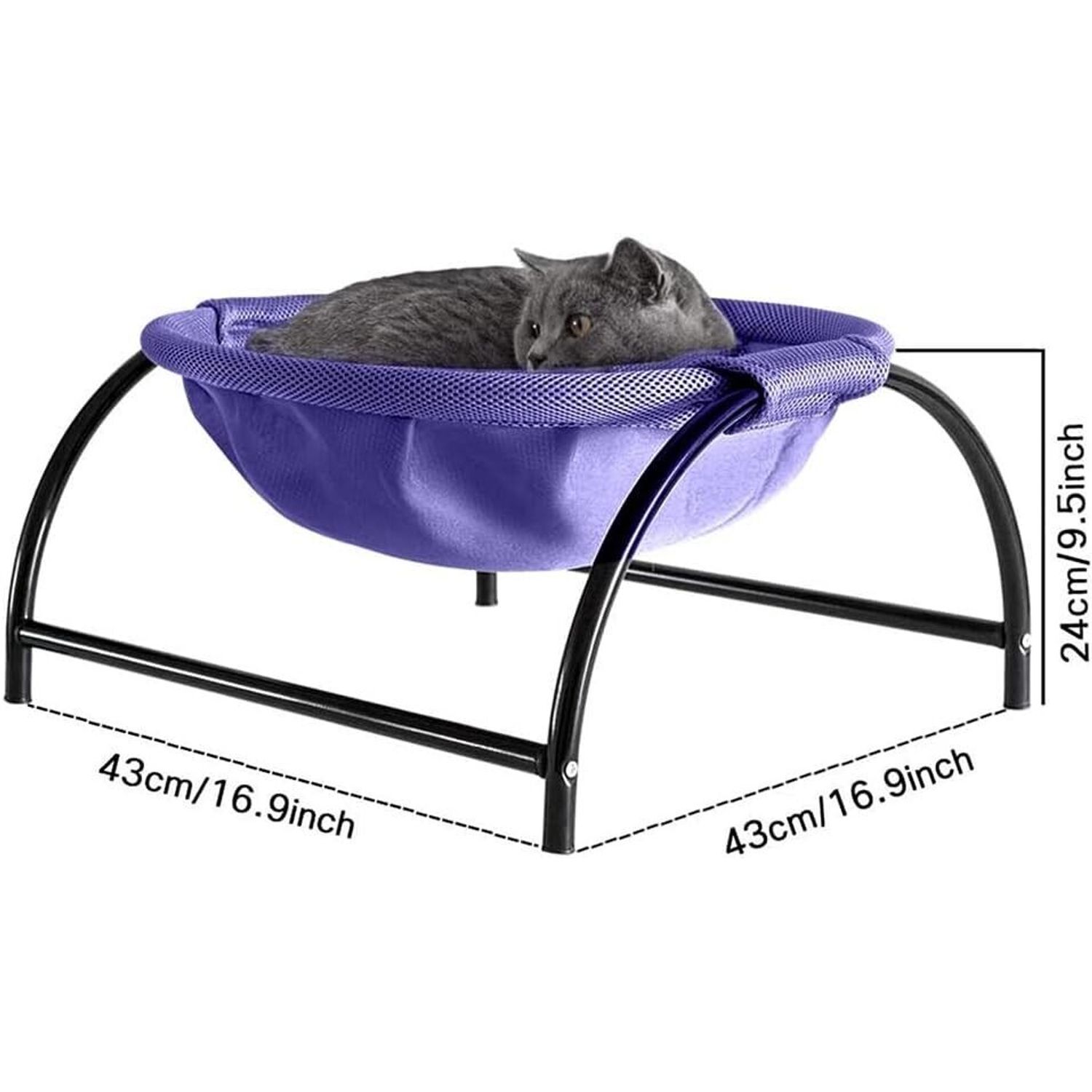 at Bed Dog Bed Pet Hammock Bed Free-Standing Cat Sleeping