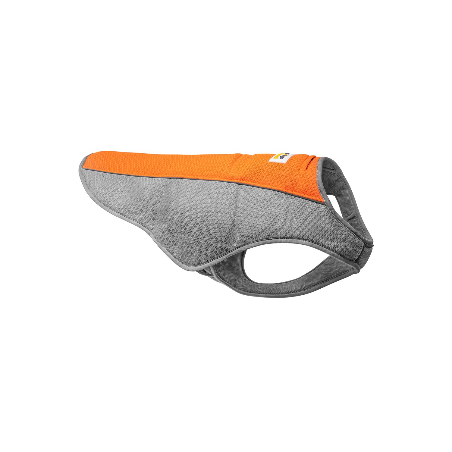 Cooling Vest - Breathable & Evaporative Dog Vest for Hot Summer Days - Adjustable & Lightweight Cooling Jacket with Reflective Strips for High Visibility (Orange/Grey, Medium)
