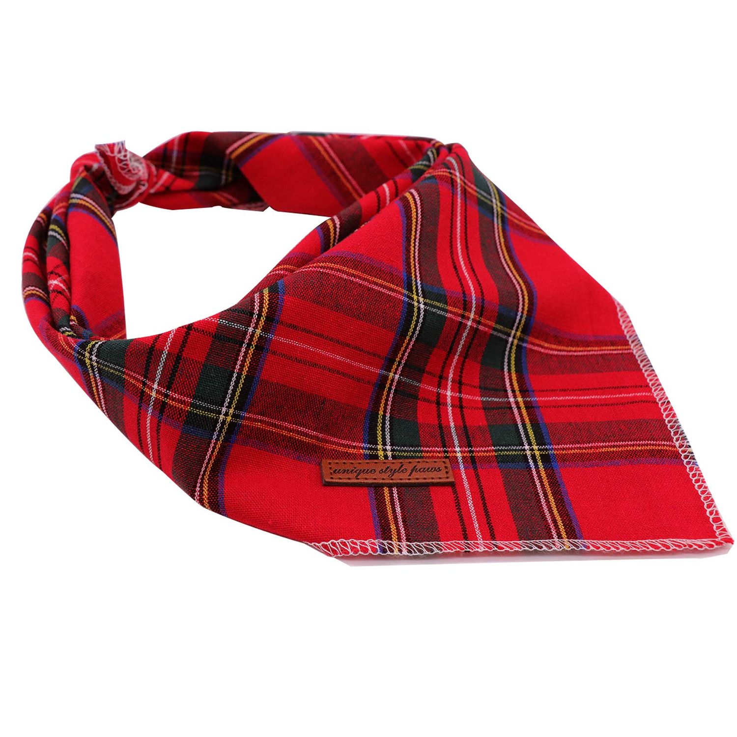 Unique Style Paws Dog Bandanas 1PC Washable Cotton Triangle Dog Scarfs for Small Medium Large Dogs and Cats