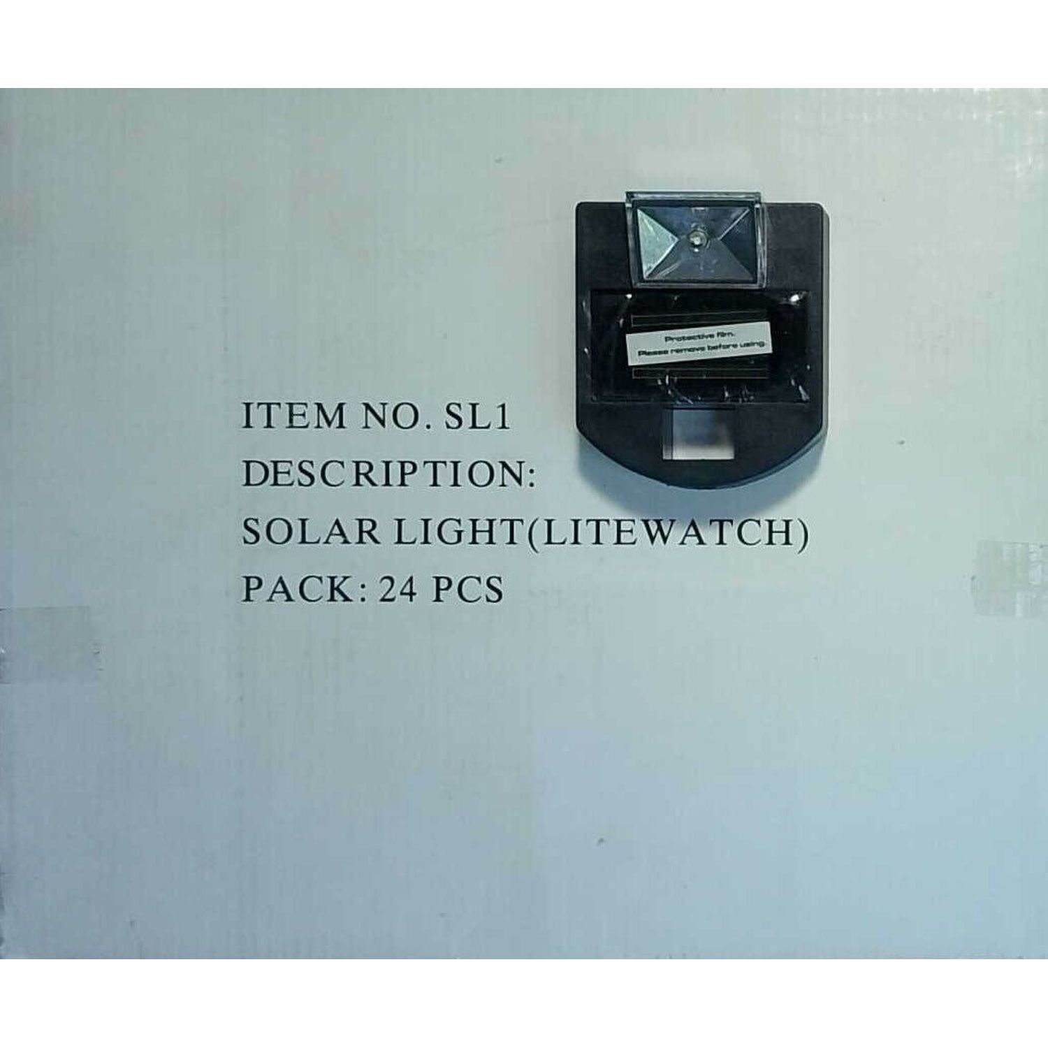 LiteWatch Solar Security Sign Light SL1 (Box of 24)