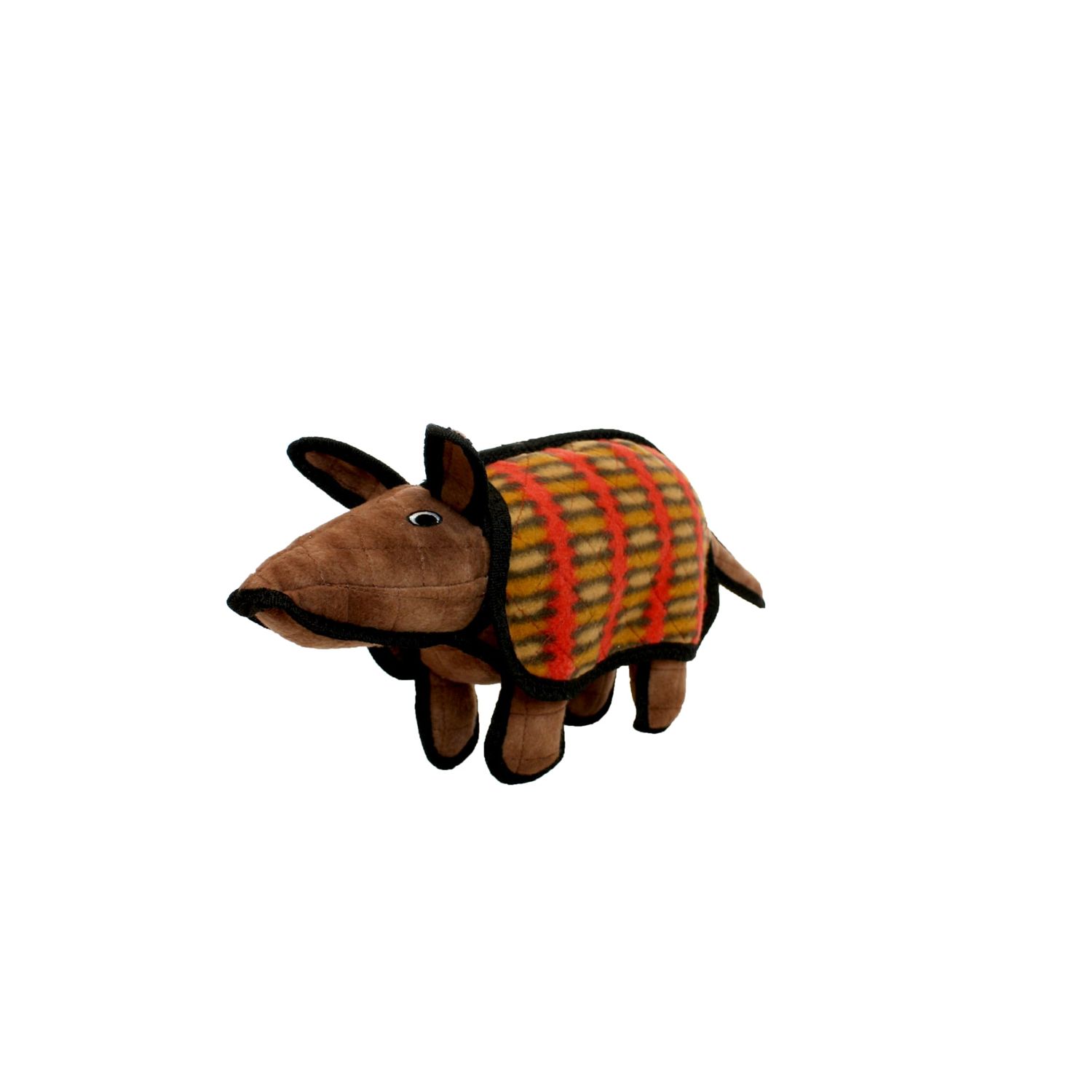 TUFFY - World's Tuffest Soft Dog Toy - Desert Armadillo - Squeakers- Multiple Layers. Made Durable, Strong & Tough. Interactive Play (Tug, Toss & Fetch). Machine Washable & Floats. (Regular)