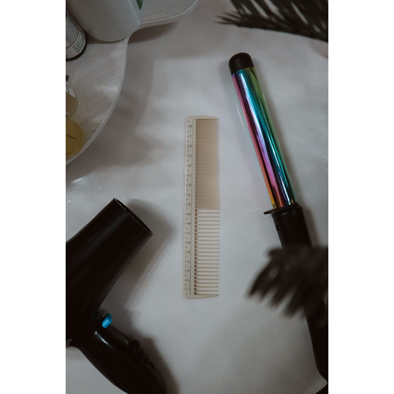 Coiffure Extensions Wide Counting Cutting Comb | Cutting Comb | Hair Comb | Heat Resistant Comb