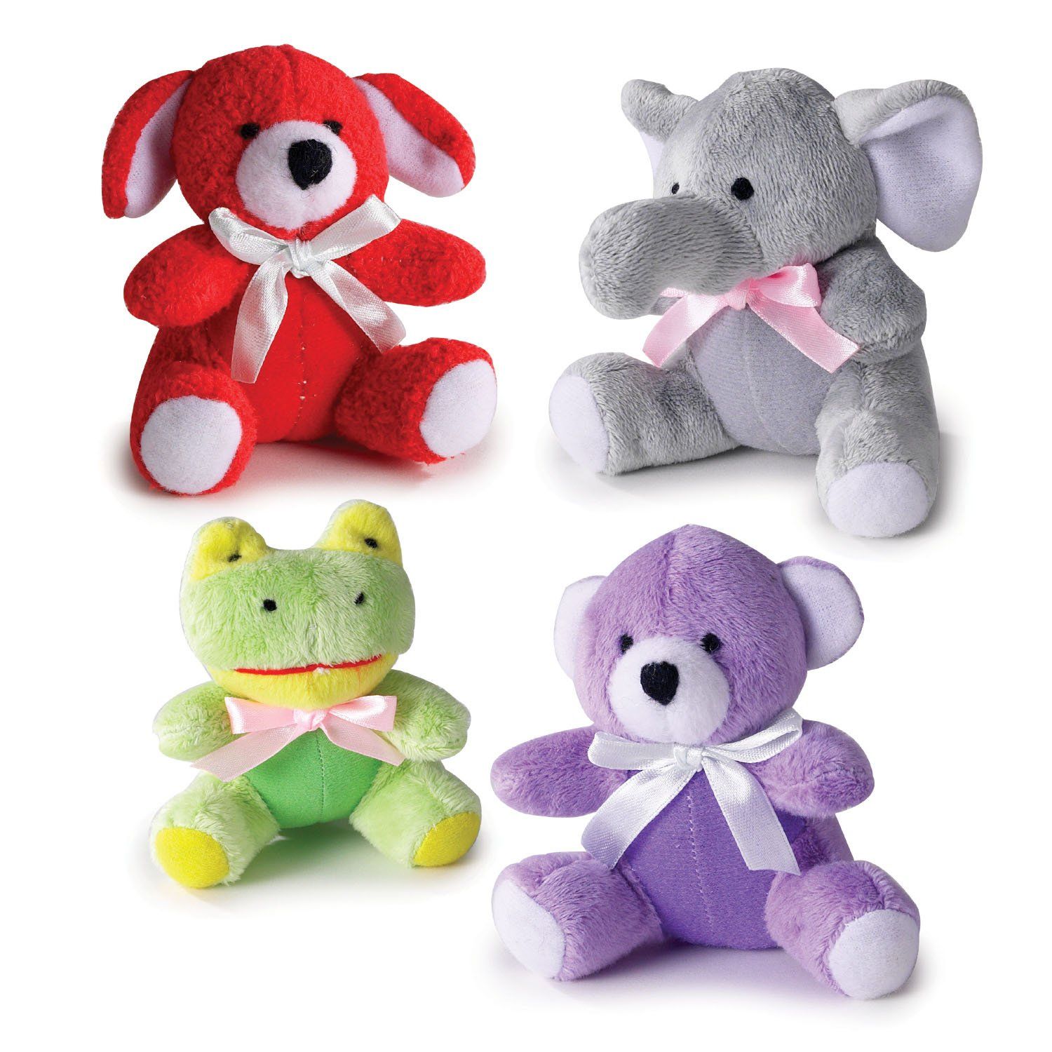 Zanies Itty Bitty Dog Toys, Bitty Bear, 3.5"