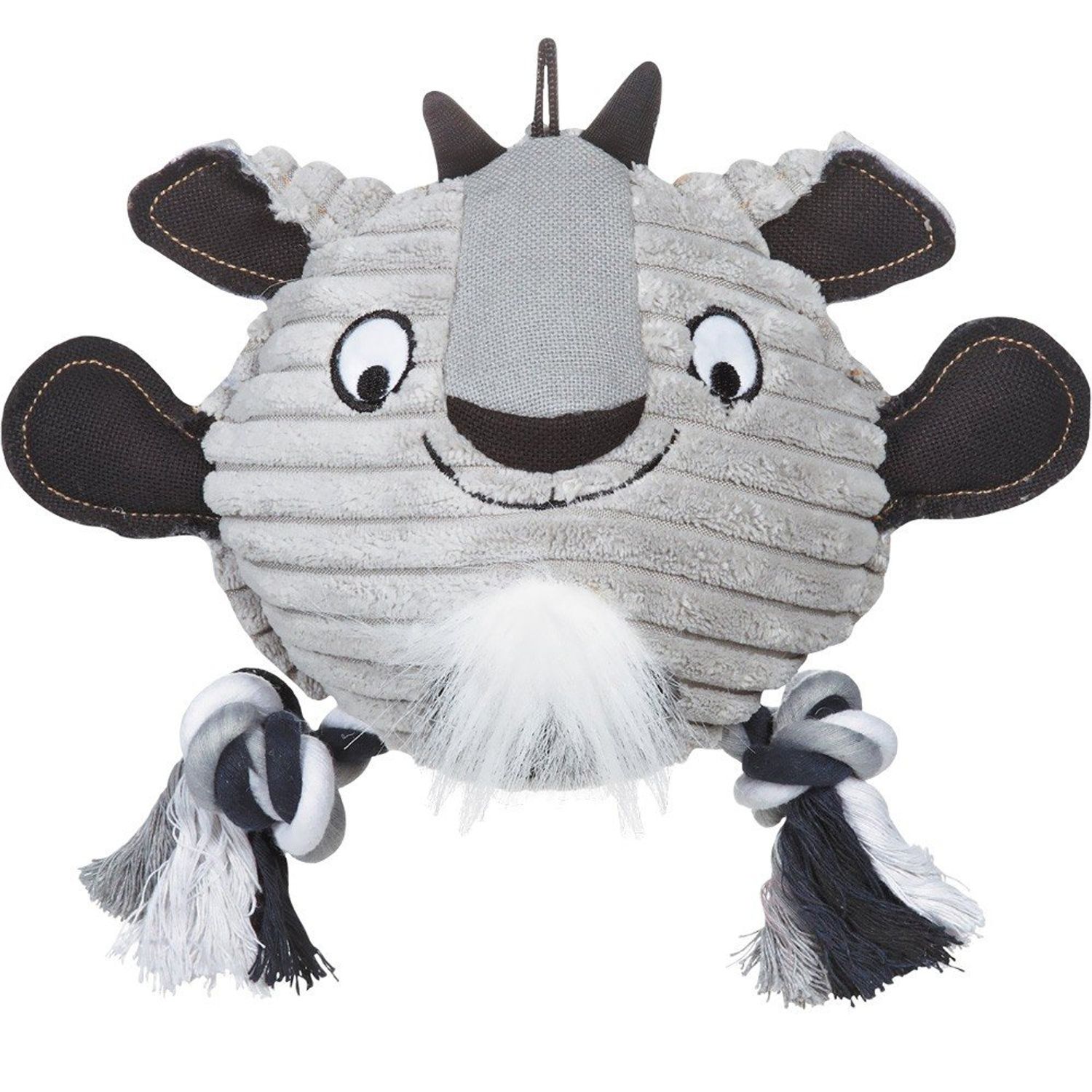 Grriggles Free Range Friend Dog Toy, Goat