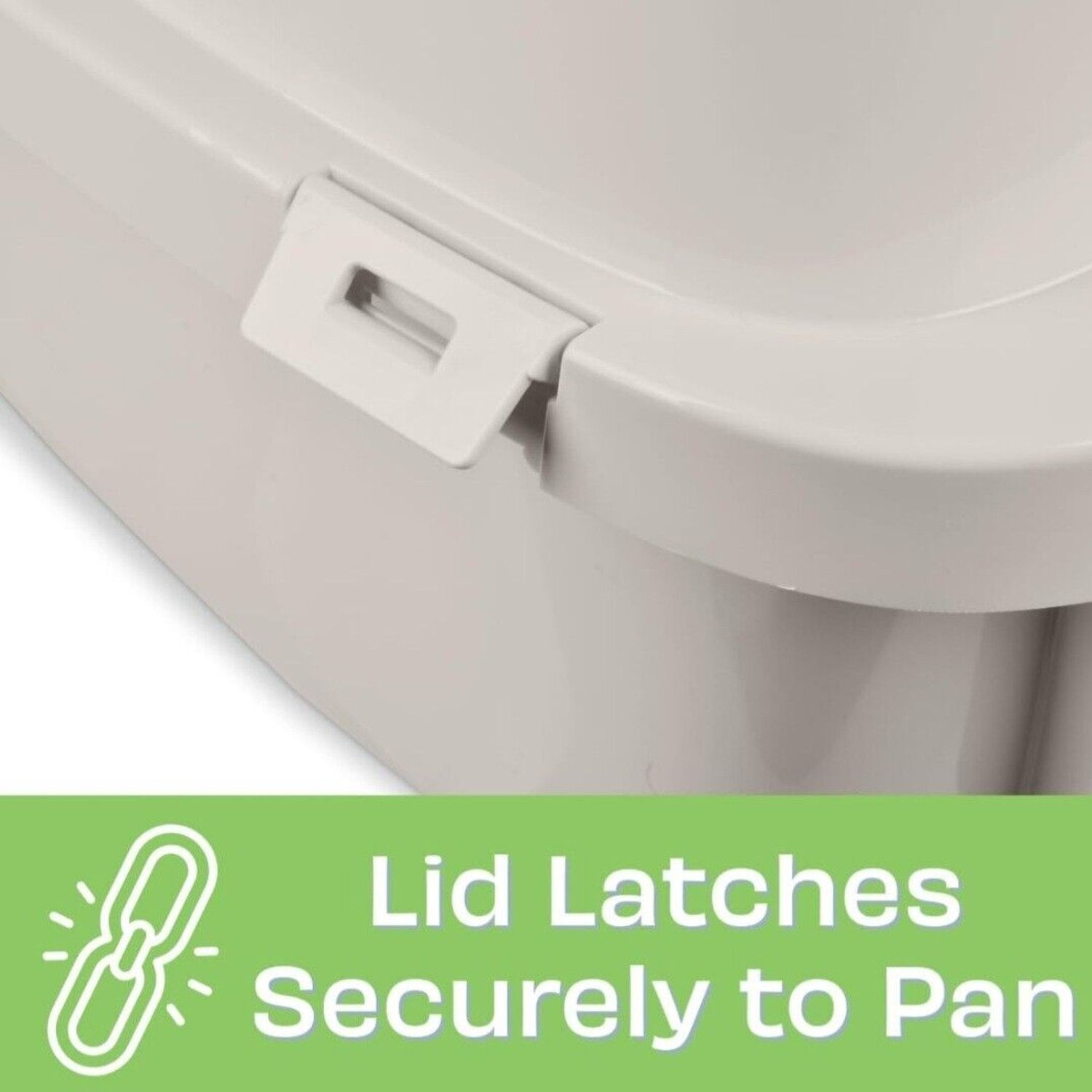 Van Ness Pets Odor Control Large Enclosed Cat Litter Box, Hooded, Pearl
