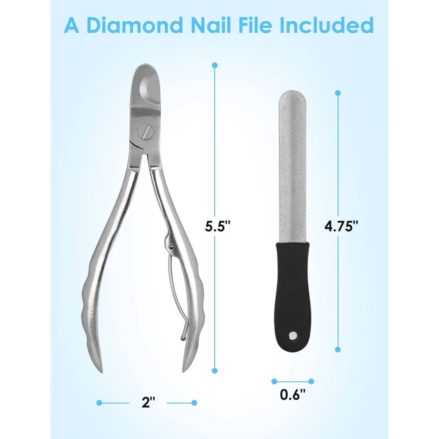 Gobeigo Upgrade Wide Open Dog Nail Clippers for Large Dogs Cut Like Butter He...