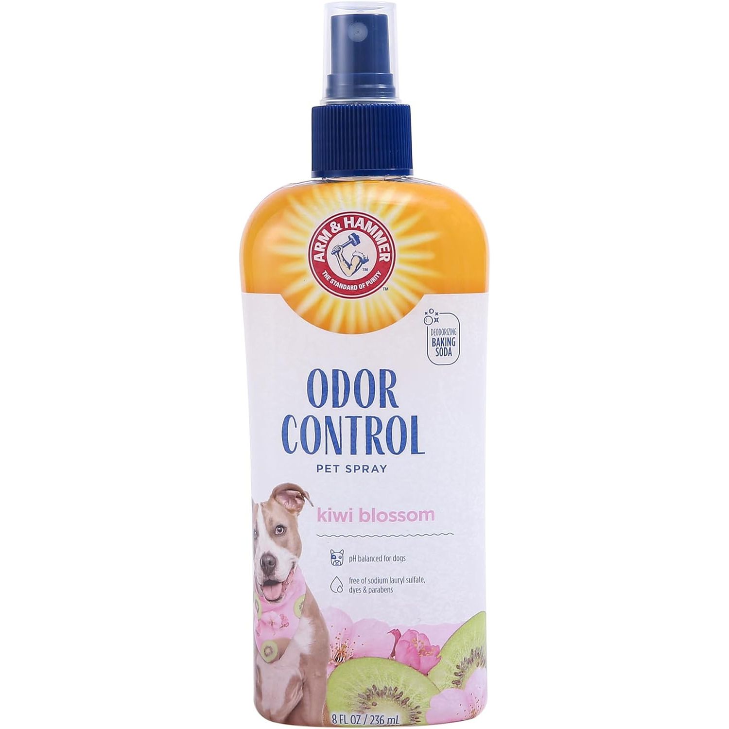Arm & Hammer Dog Deodorizing Spray - Odor Eliminator, Kiwi Blossom Scent, 8oz