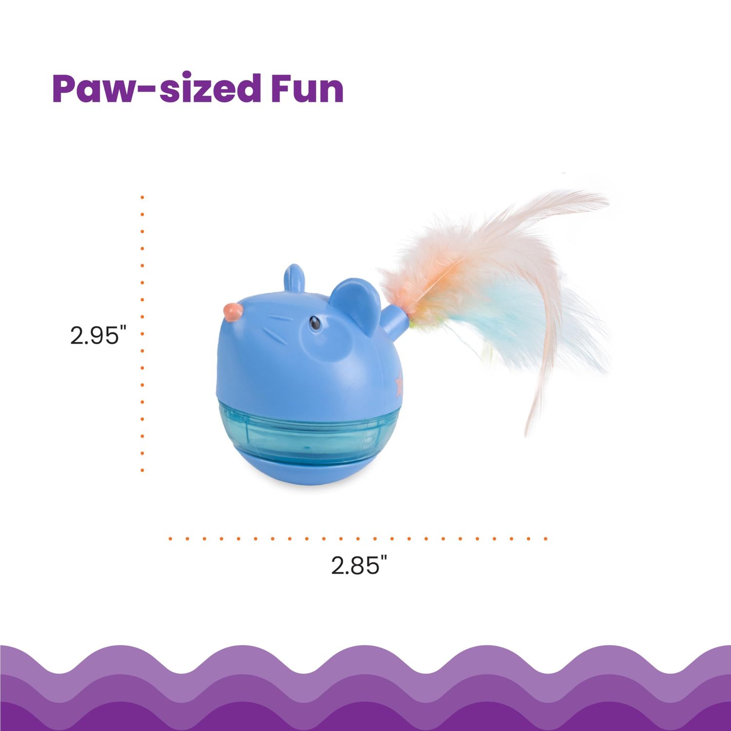 Catstages Hunt 'N Swat Treat Tumbler Treat Dispensing Cat Toy