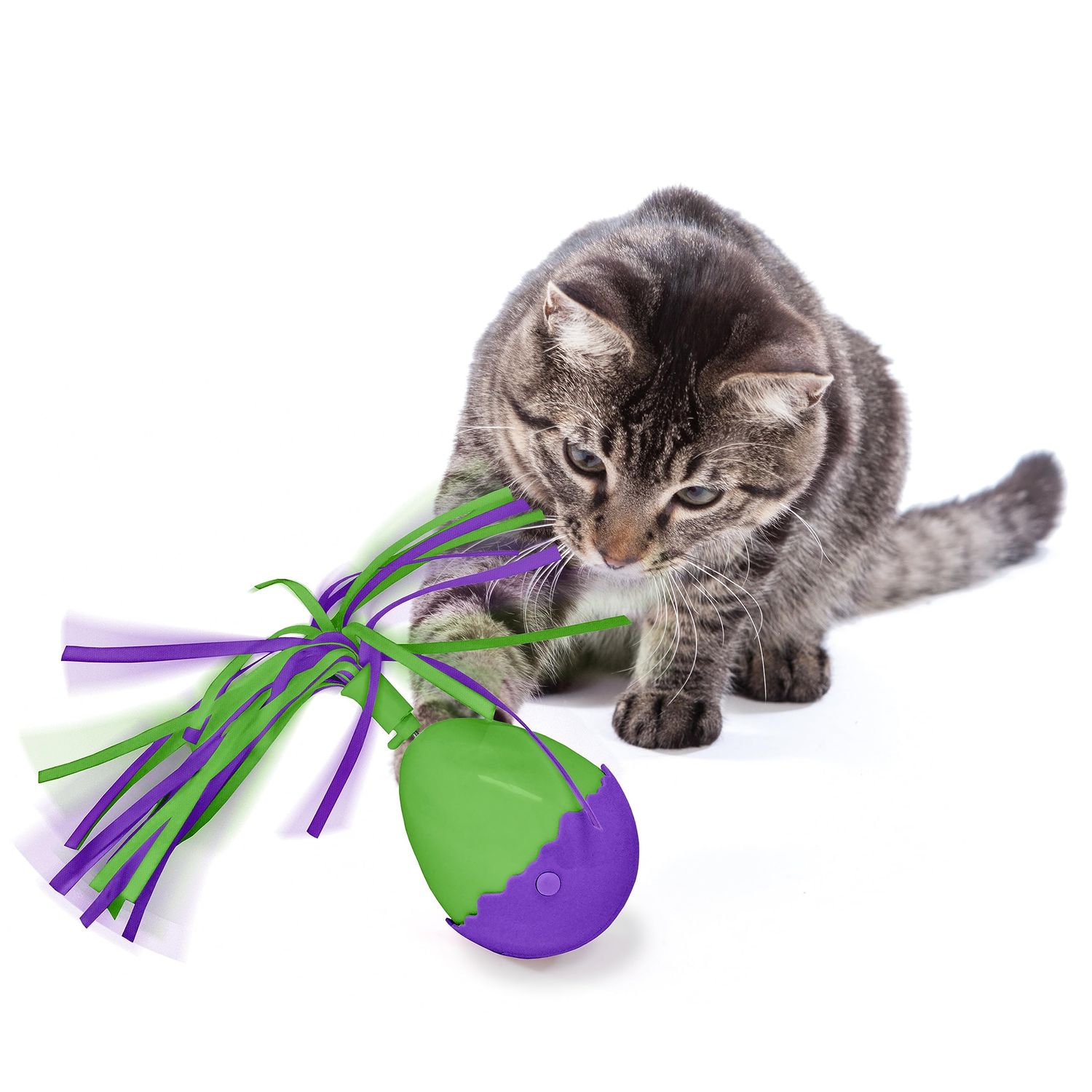 RUFFIN' IT Tilt 'n Twirl Kitty Swat Electric Spinning Cat Toy