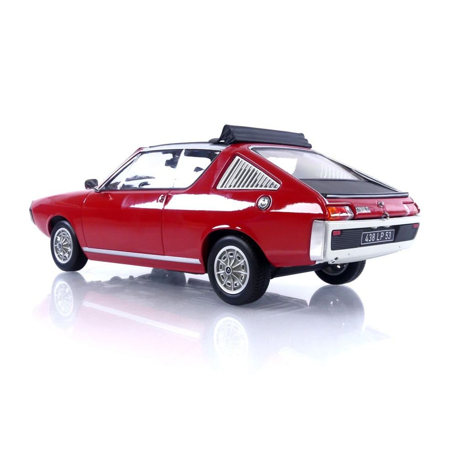 Norev NV185371 1:18 17 Gordini Découvrable 1975-Red Renault Collectable Model, Multi