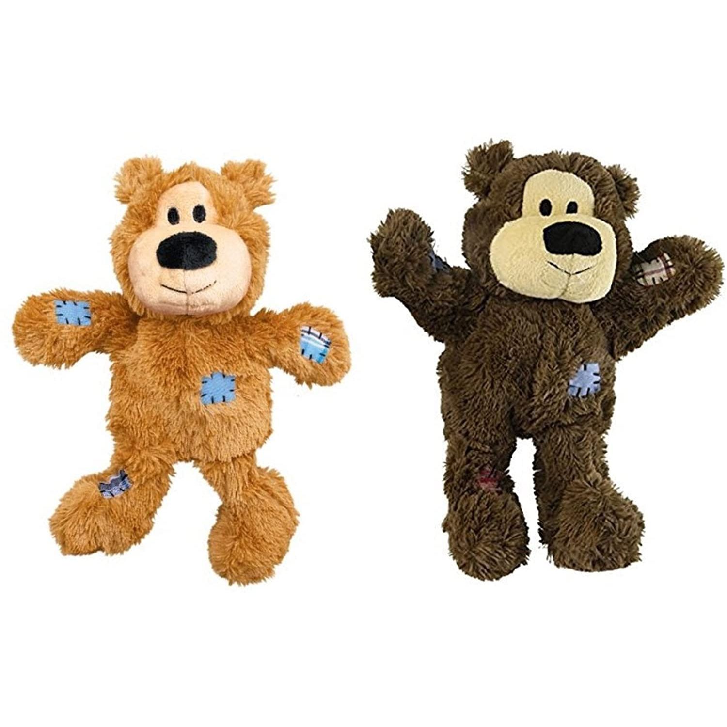 KONG Wild Knots Bears Durable Dog Toys Size:Small/Med Pack of 2 Small Breeds