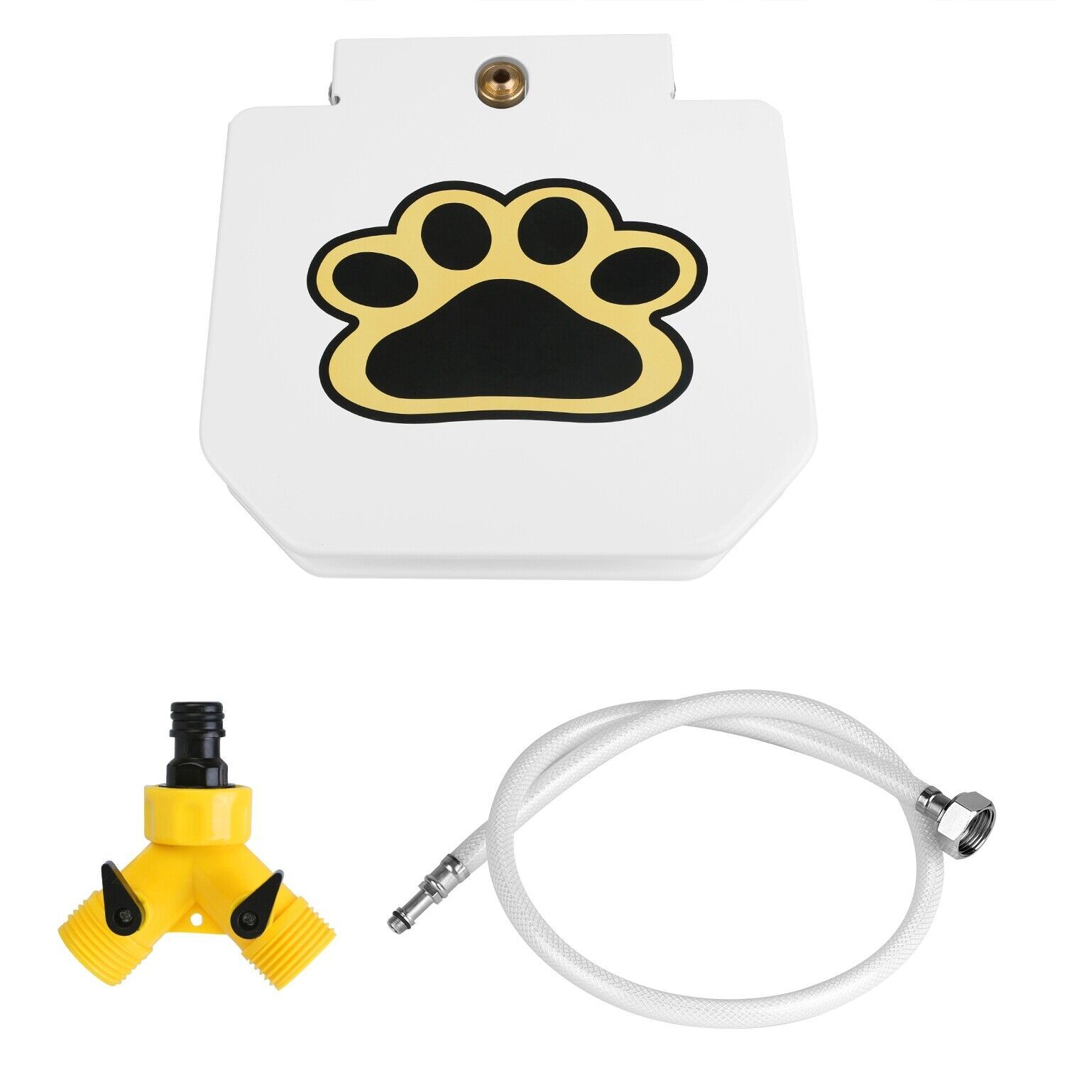 Dog Water Fountain Step-on Activated Sprinkler Toy for Drinking Fresh Water