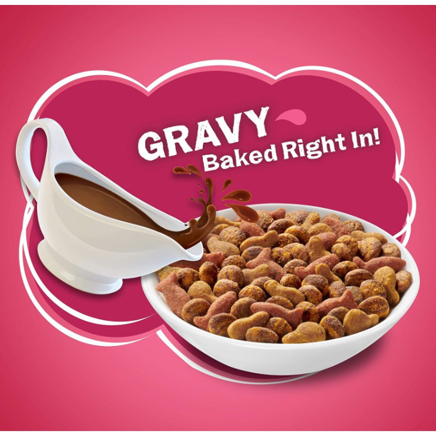 Friskies Gravy Swirlers Dry Cat Food - 16 lb. Bag