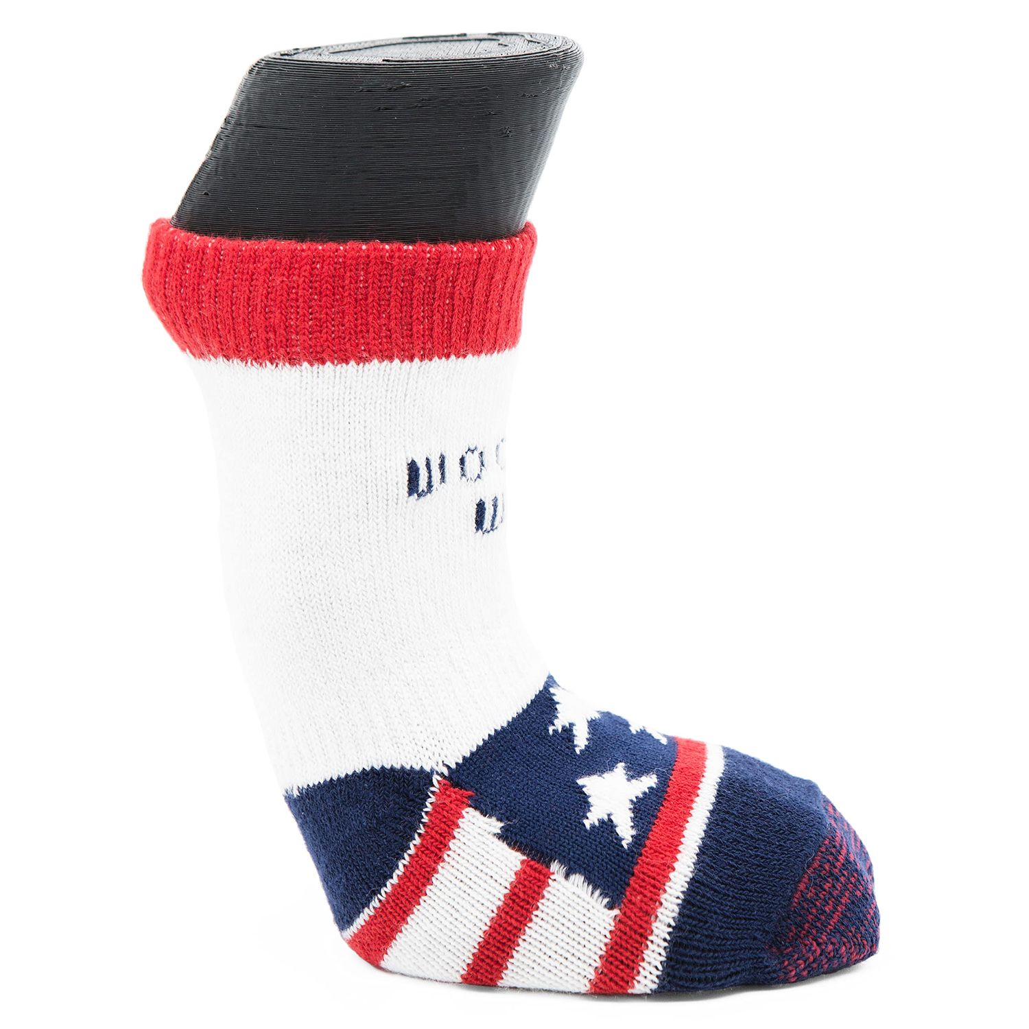 Woodrow Wear, Power Paws Advanced Dog Socks, American Flag, L, Fits 75-95 pounds
