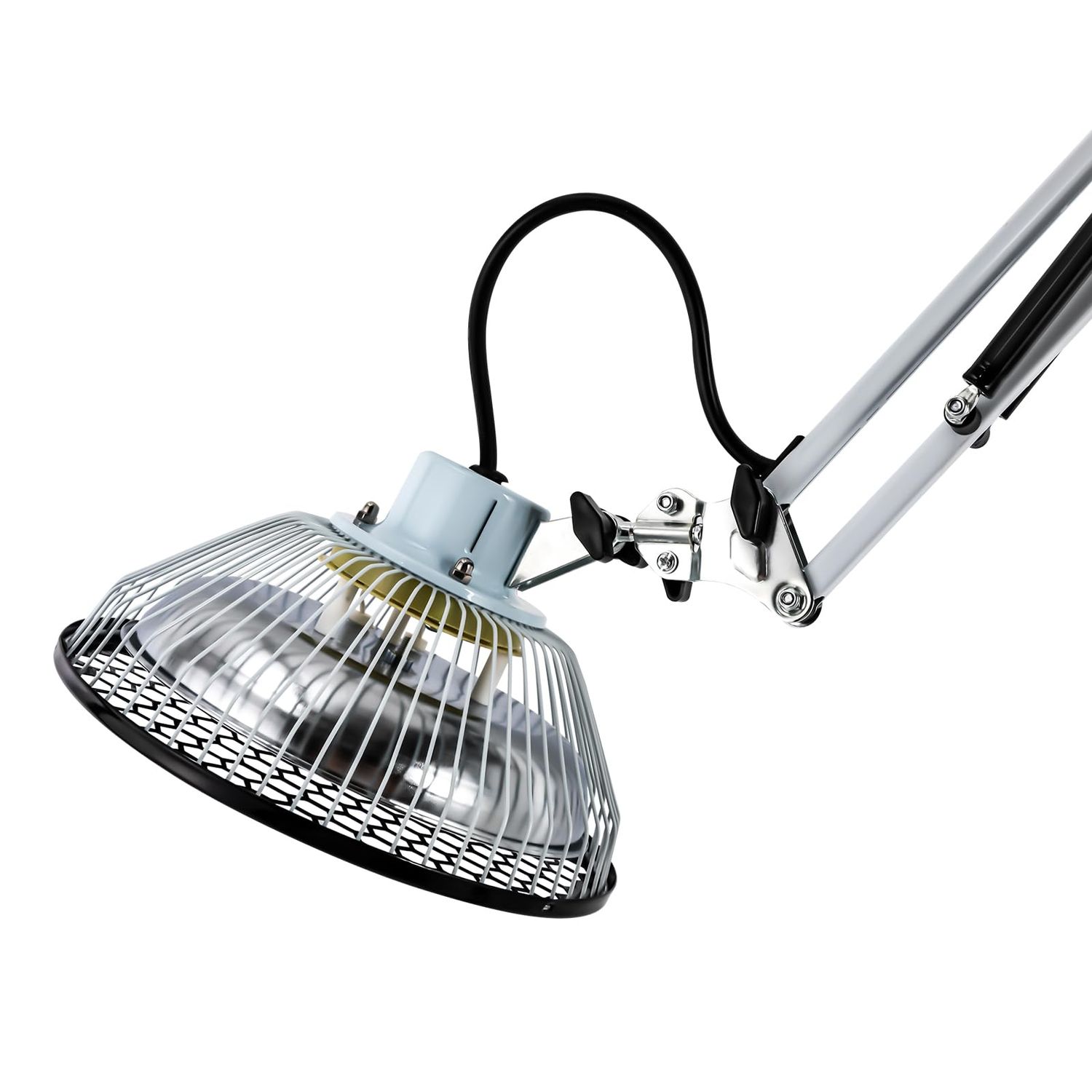 DNYSYSJ Infrared Heat Lamp, 110V 250W Far Infrared Mineral Heat Lamp, Single Head Infrared Light, Pain Relief Device for Body Face