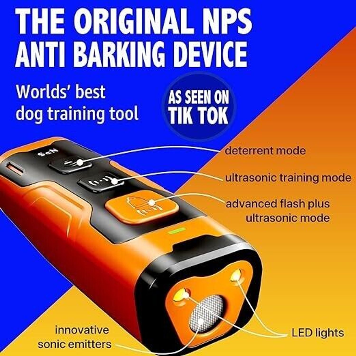 2024Release Dog Bark Deterrent Device Stops Bad Behavior | No Need Yell or Swat,