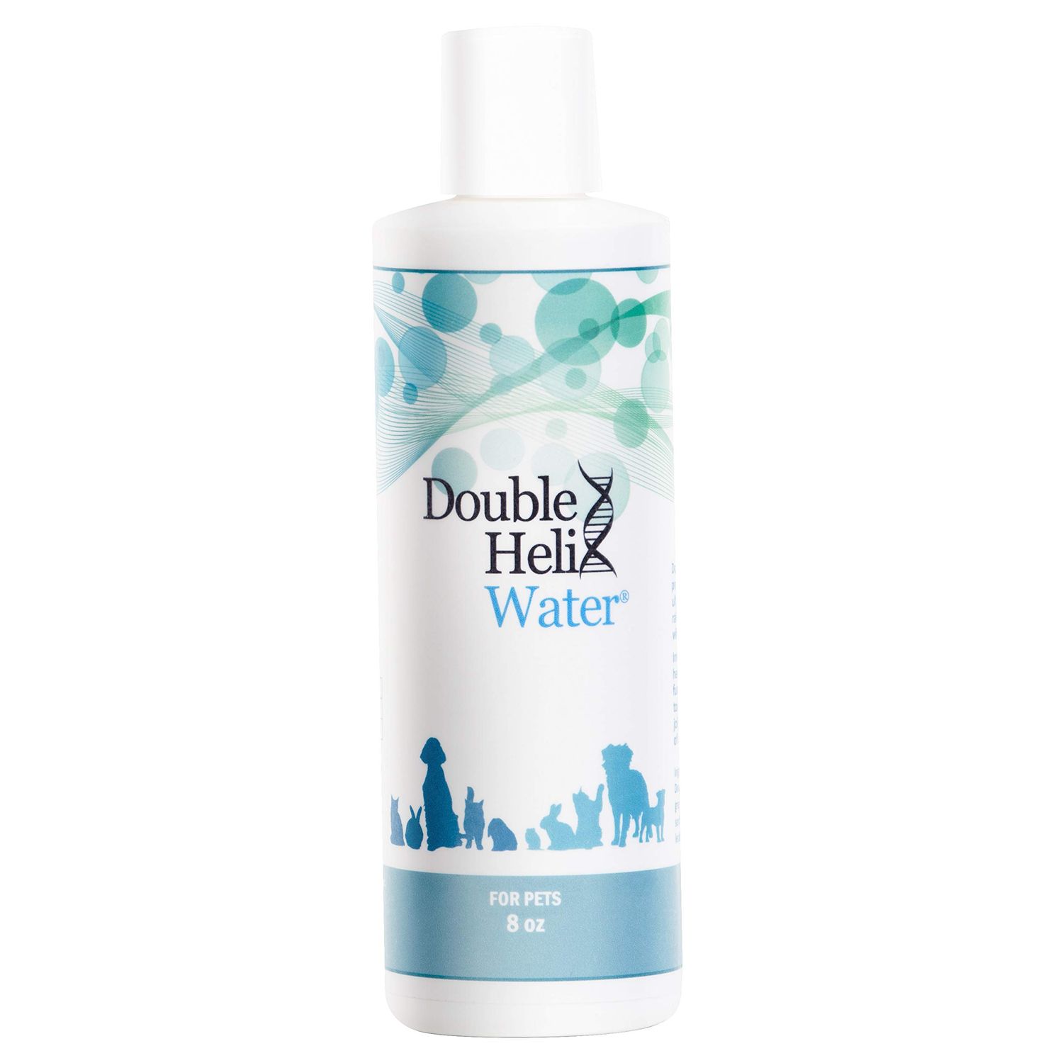 Double Helix Water for Pets, Joint Supplement for Dogs, Cats & Pets - Helps Improve Digestion & Coat Health, Reduces Inflammation, Cat & Dog Vitamins in a Grassfed Non-GMO Beef Gelatin Base (8 oz)