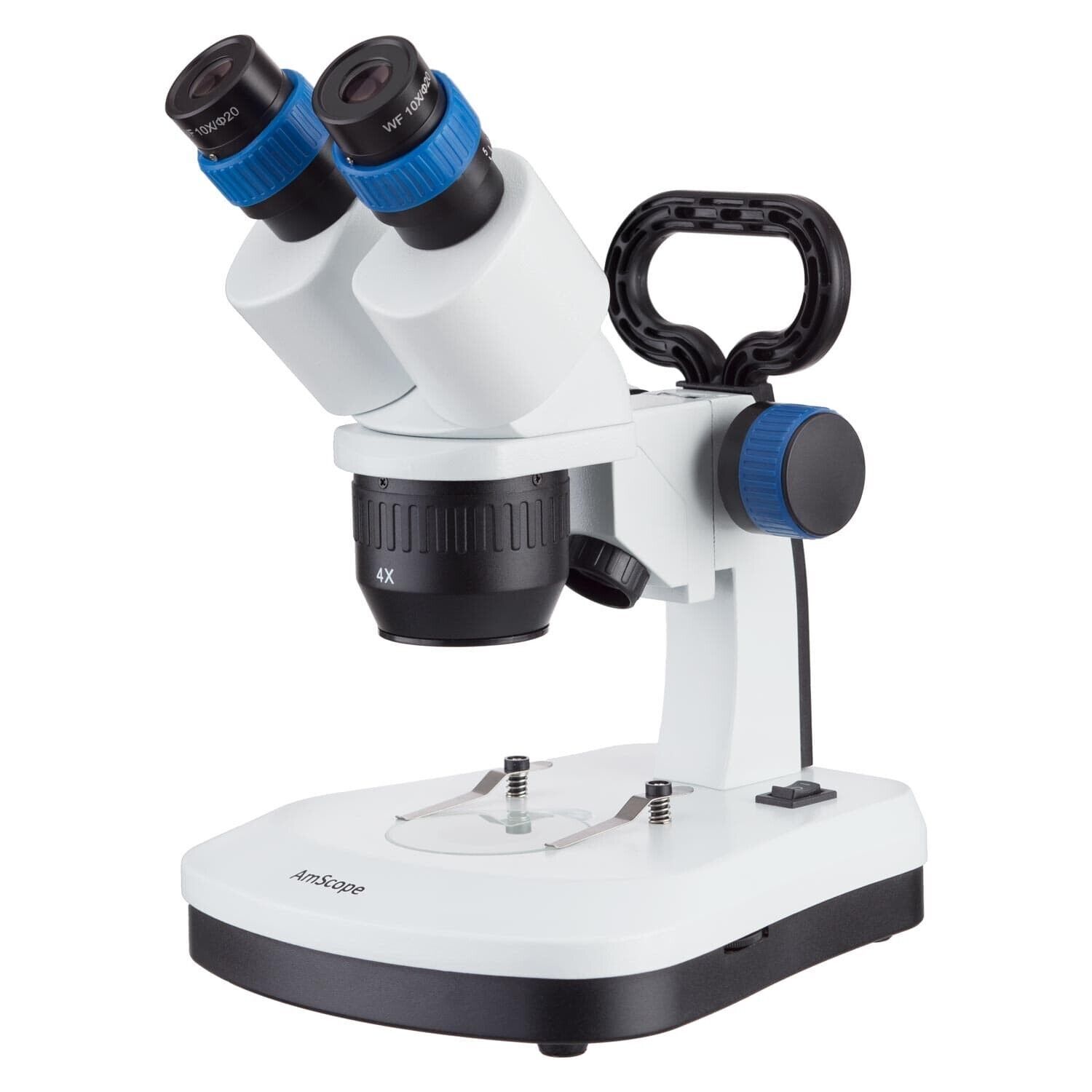 Amscope 20X-40X Rechargeable Portable LED Stereo Microscope – Multi-Use