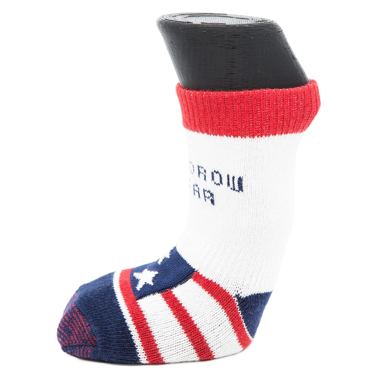 Woodrow Wear, Power Paws Advanced Dog Socks, American Flag, L, Fits 75-95 pounds