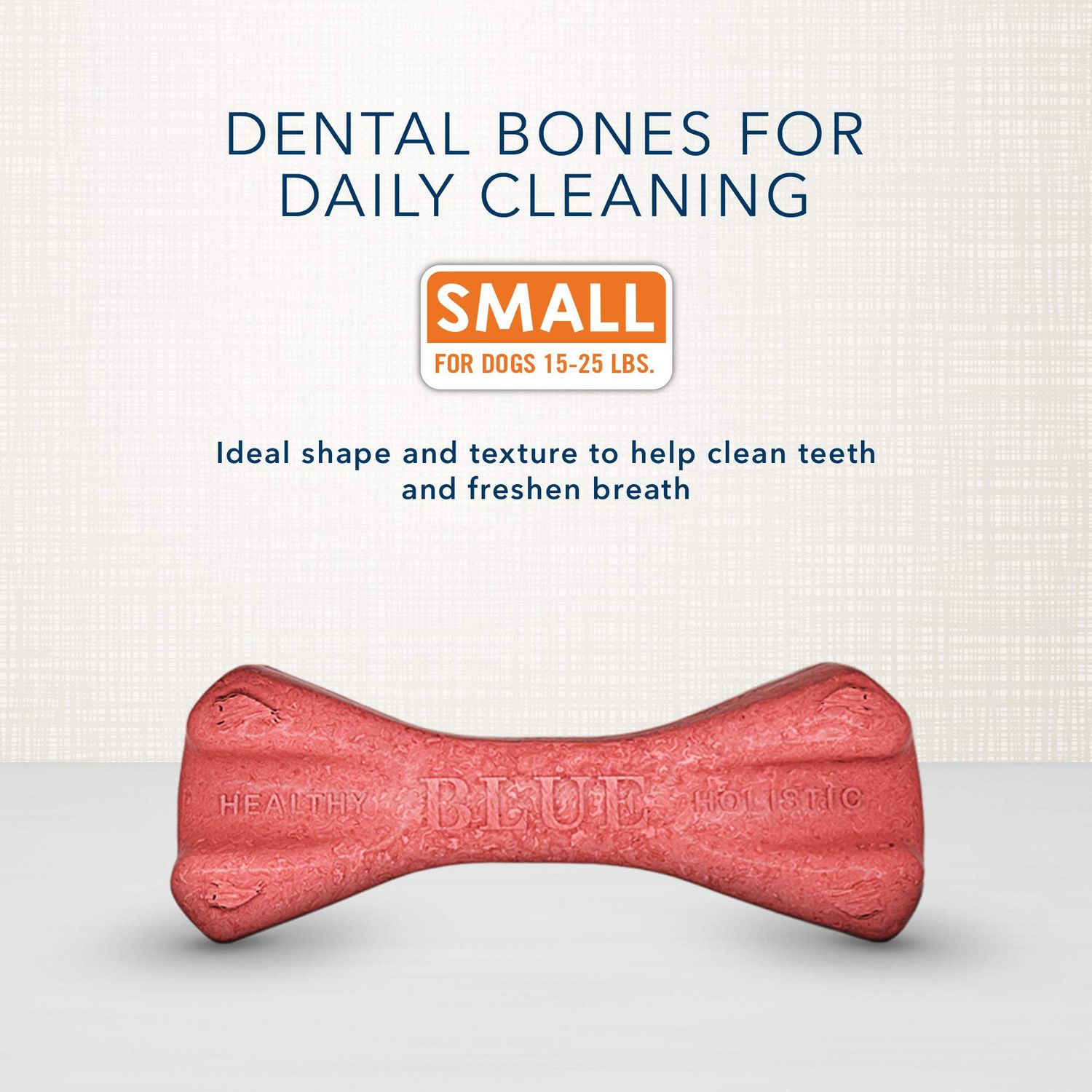 Blue Buffalo Dental Bones Small Natural Dental Chew Dog Treats, (15-25 lbs) 27-oz Bag Value Pack