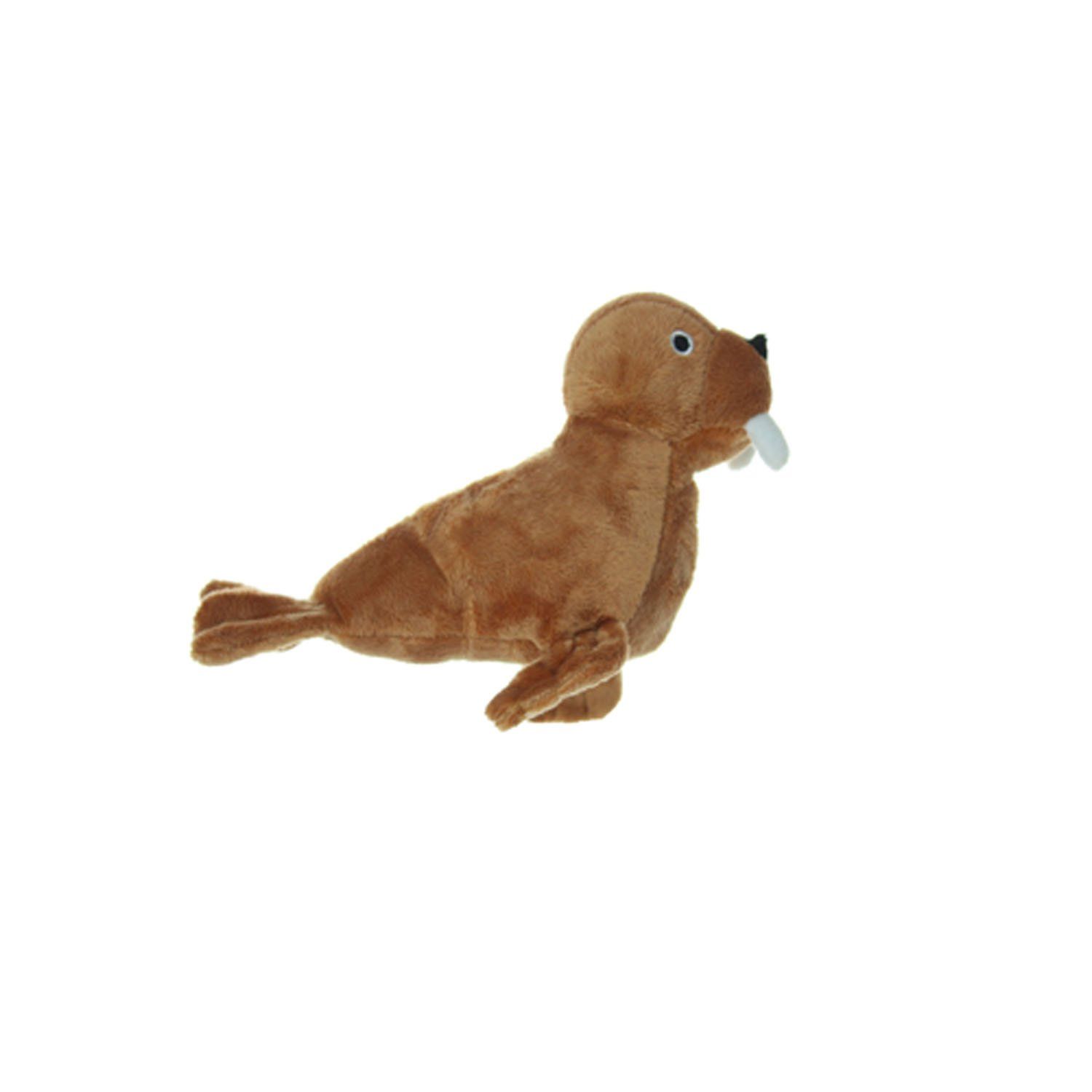 MIGHTY-Angry Junior Walrus- Squeaker-Multiple Layers. Made Durable, Strong & Tough. Interactive Play Dog Toy (Tug, Toss & Fetch). Machine Washable & Floats