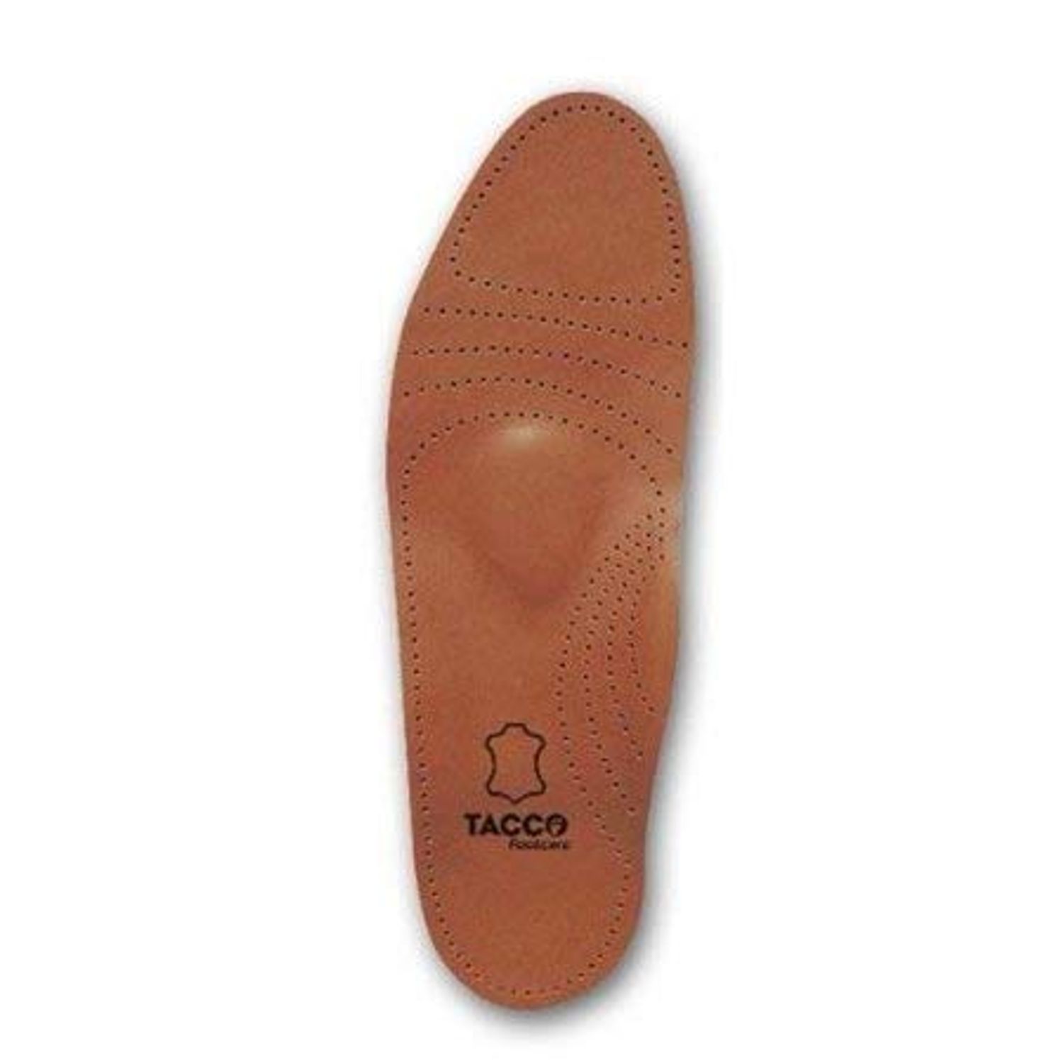 Tacco Men's Full Length Deluxe Leather Orthotic Insole - Size 11 Tan