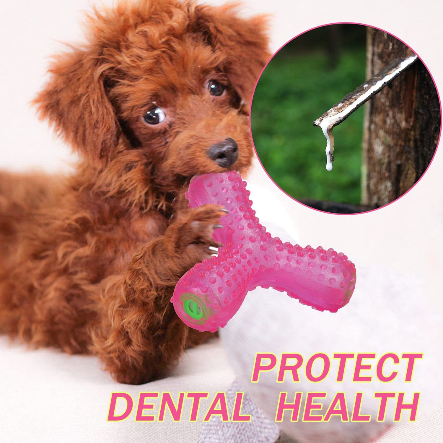 YHBRAK Dog Toy Latex Rubber Dog Toy Rubber Sound Toy Interactive Dog Latex Toy Dog Educational Toy