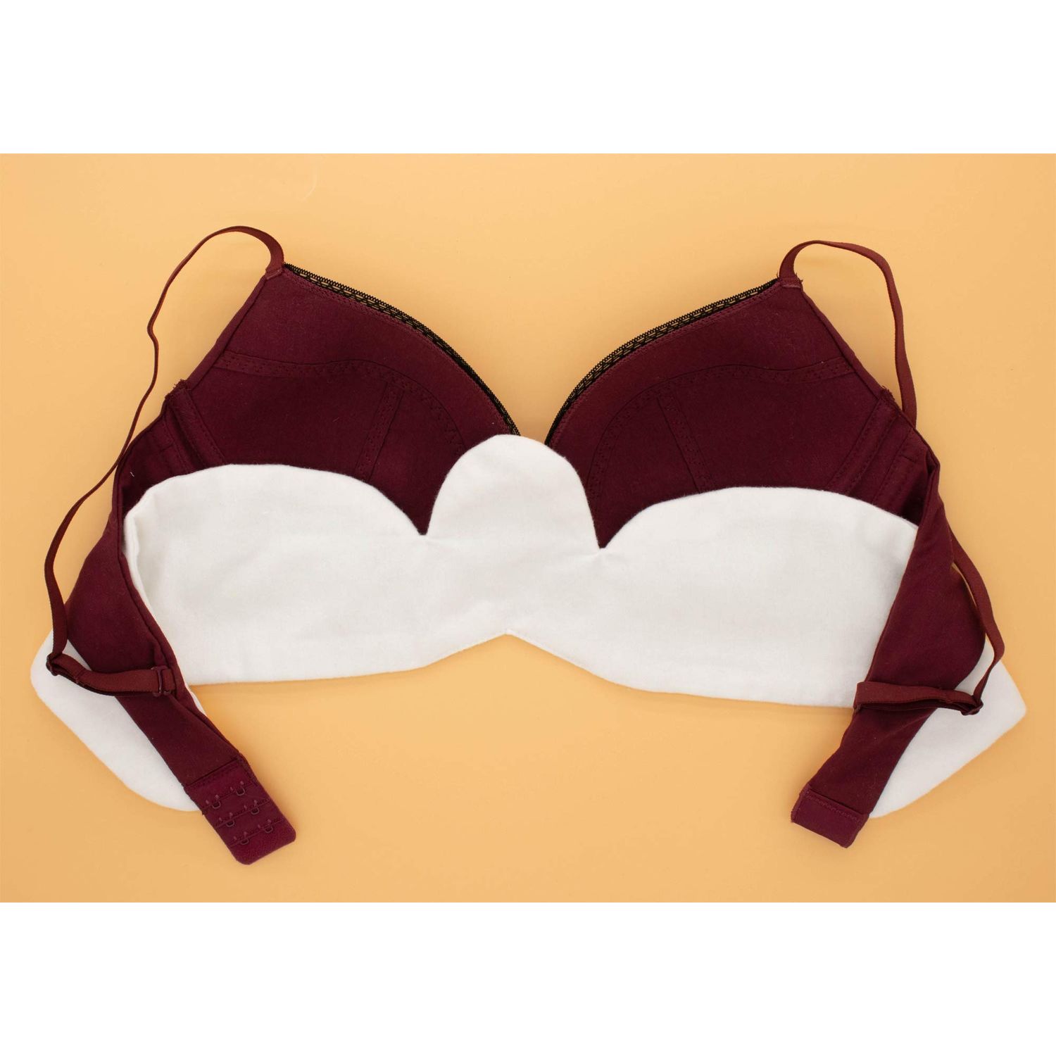 Brushed Cotton on Both Sides - Bra Liners for Sweating Rash Boob Sweat Liner Cotton Pads – 3PCS