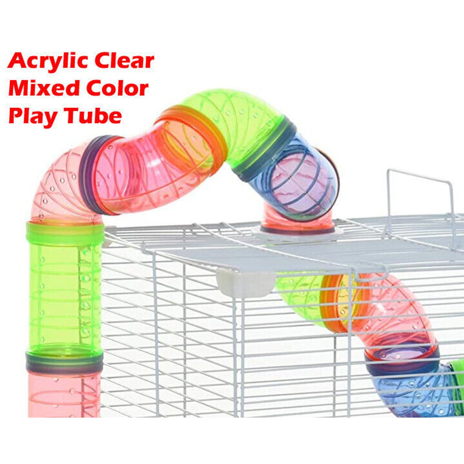 2-Levels Hamster Habitat Home Rodent Gerbil Mouse Mice Rats Guinea Pig Cage