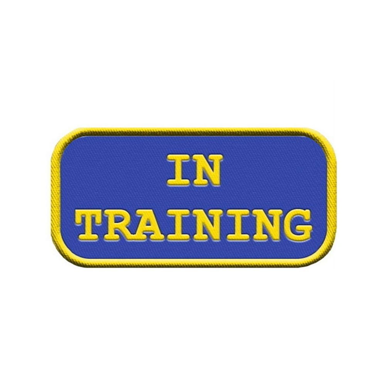 "in Training" Sew On Patch - Includes Five Service Dog Law Handout Cards – for Service Dog Vest or Harness